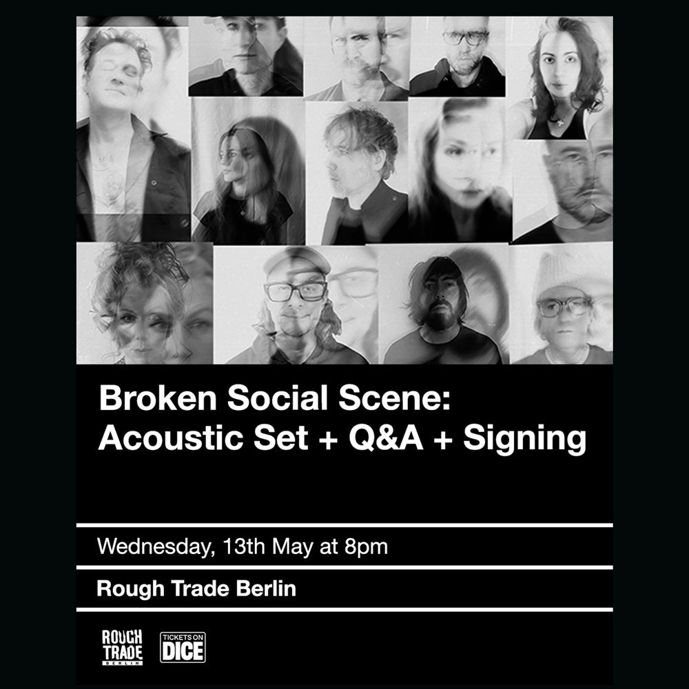 Broken Social Scene: 'Remember The Humans' Acoustic Set + Q&A + Signing - Techno Party in Berlin