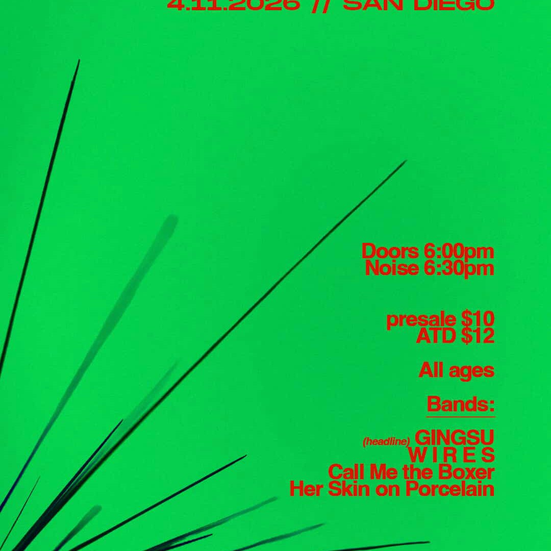 Photo of GINGSU, WIRES, CALLMETHEBOXER, HERSKINONPORCELAIN