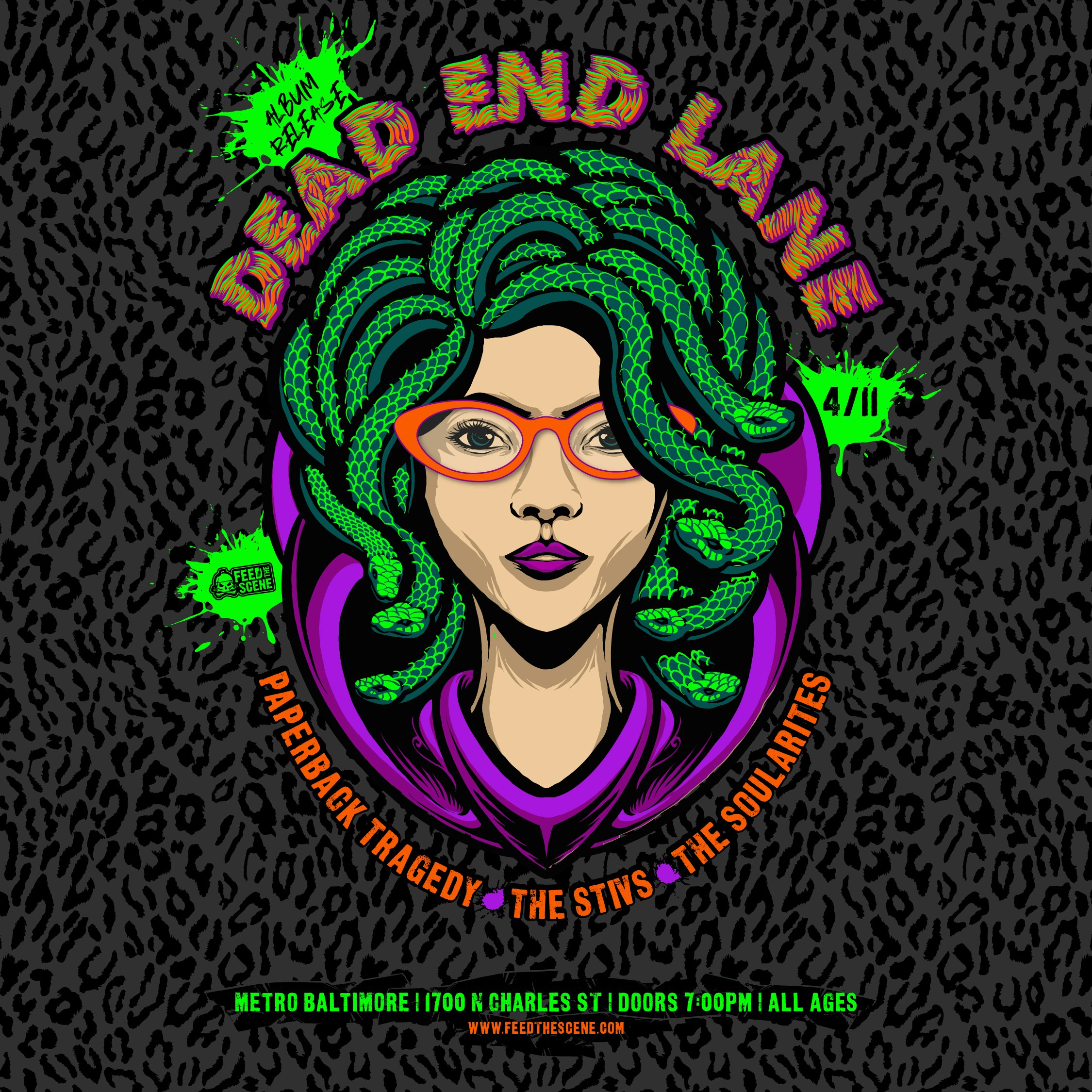 Photo of DEAD END LANE w/ Paperback Tragedy, The Stivs and The Soularites