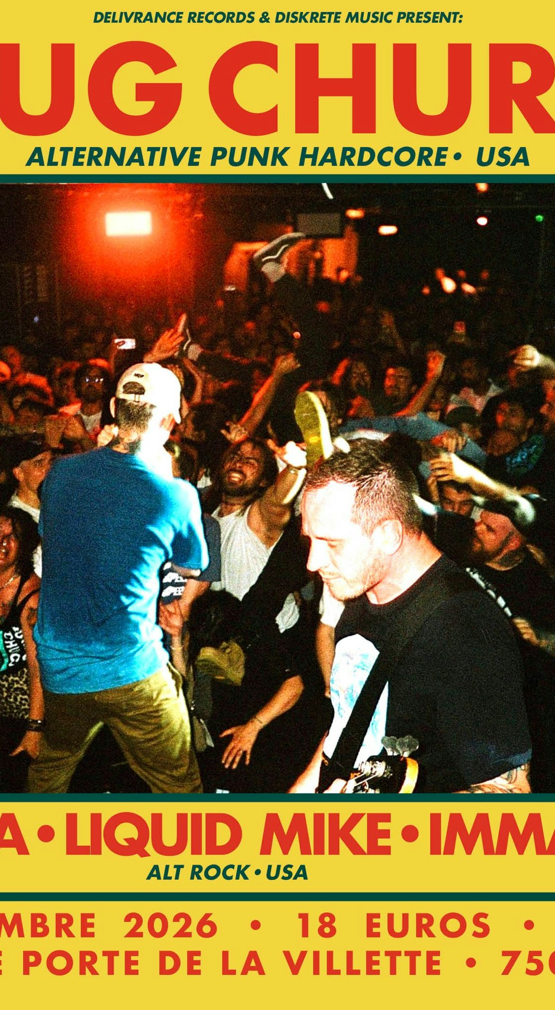 Drug Church + Alvilda + Liquid Mike + Immatures