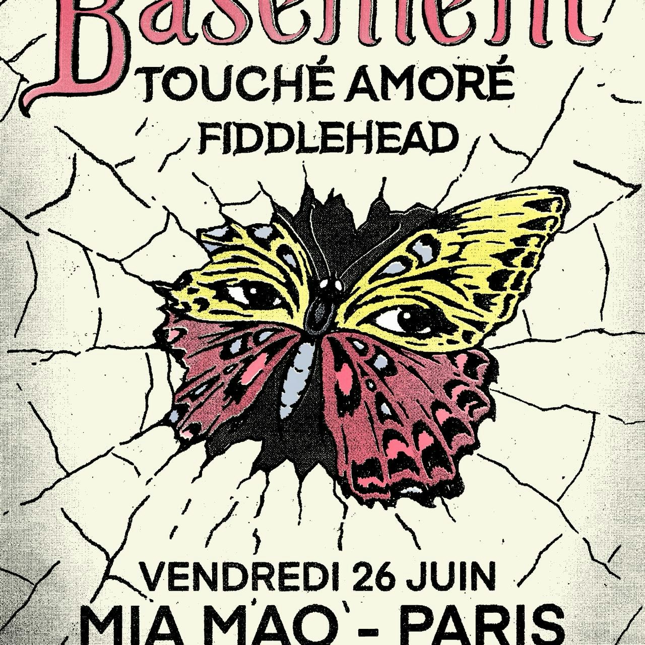 Basement + Touché Amoré + Fiddlehead