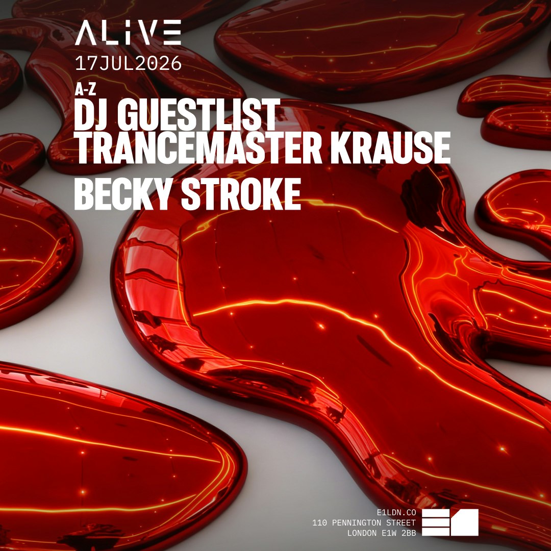 ALIVE: DJ GUESTLIST & Trancemaster Krause
