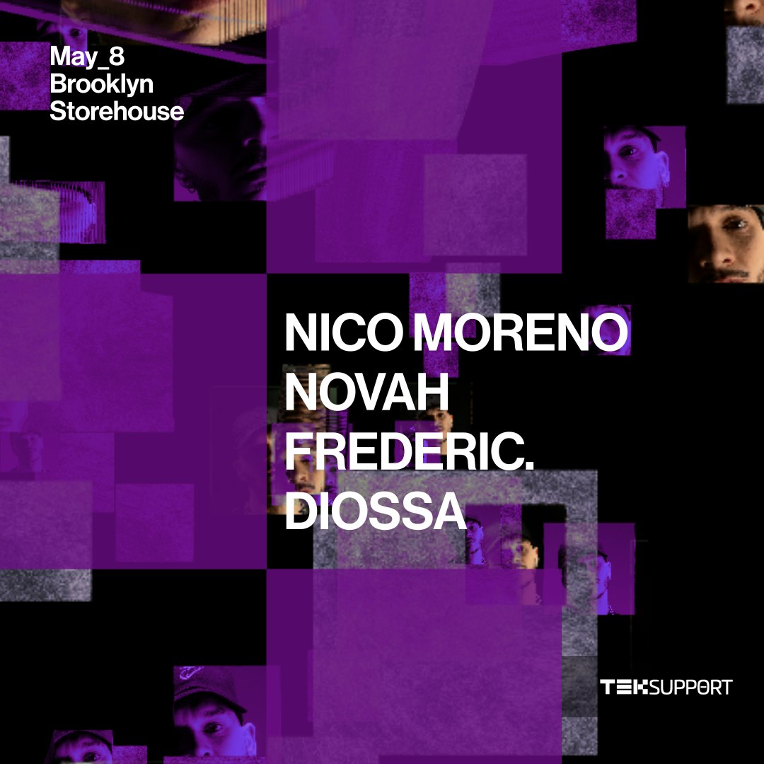 Photo of Teksupport: Nico Moreno, Novah, Frederic. & Diossa