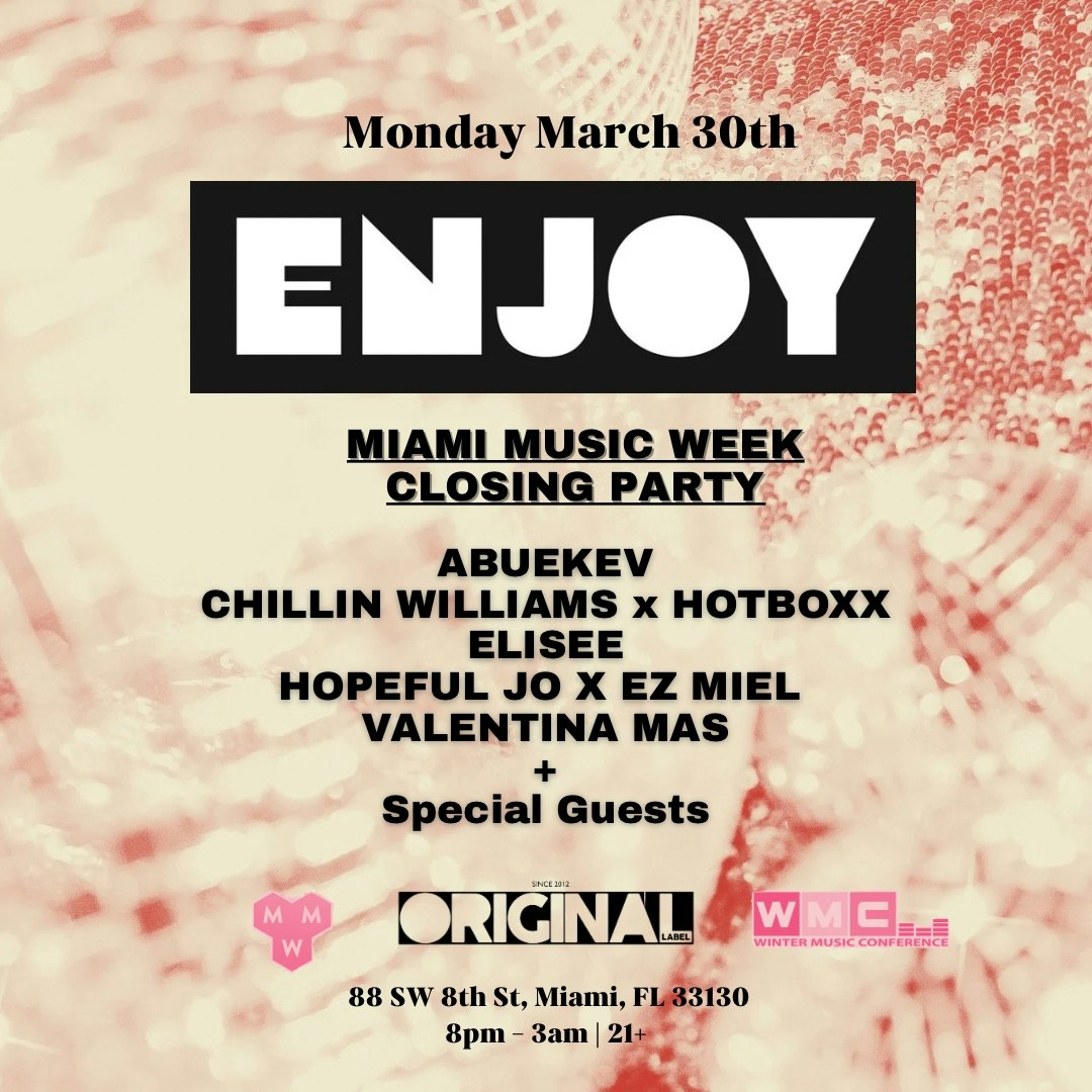 Photo of ENJOY. Miami Music Week Closing Party