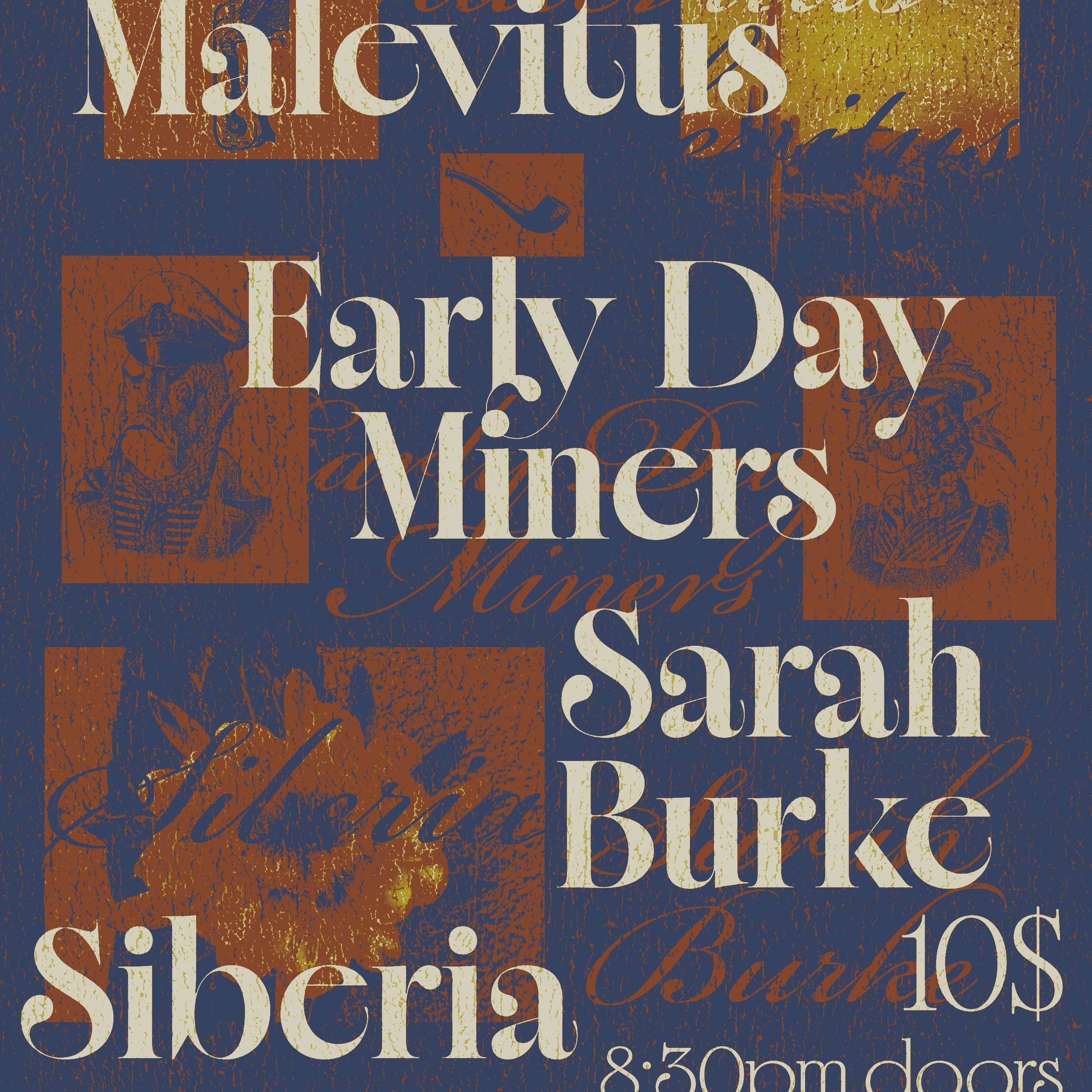 MALEVITUS with EARLY DAY MINERS and SARAH BURKE
