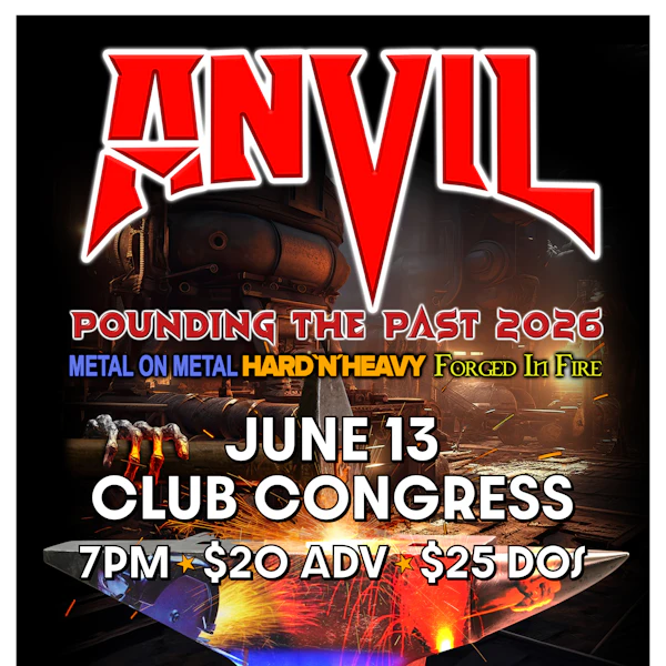 Anvil – Pounding the Past 2026