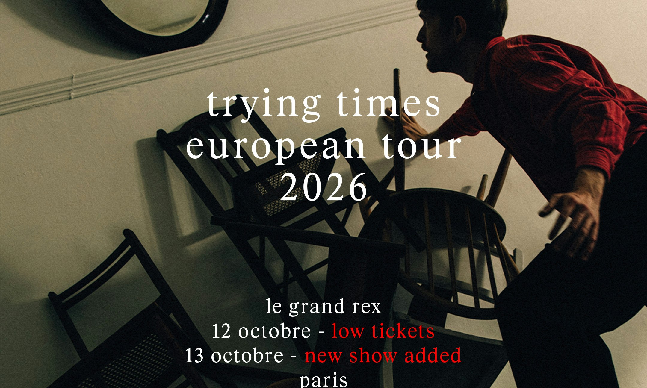 James Blake | Trying times european tour 2026 + Monica martin