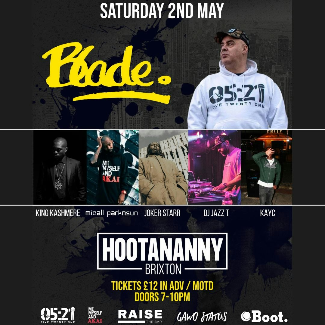 Blade, King Kashmere, Micall Parknsun, Joker Starr + more