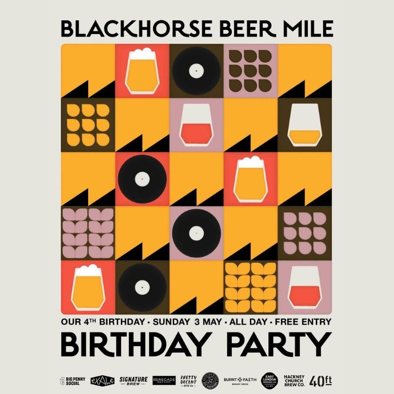 Blackhorse Beer Mile Birthday Party | London