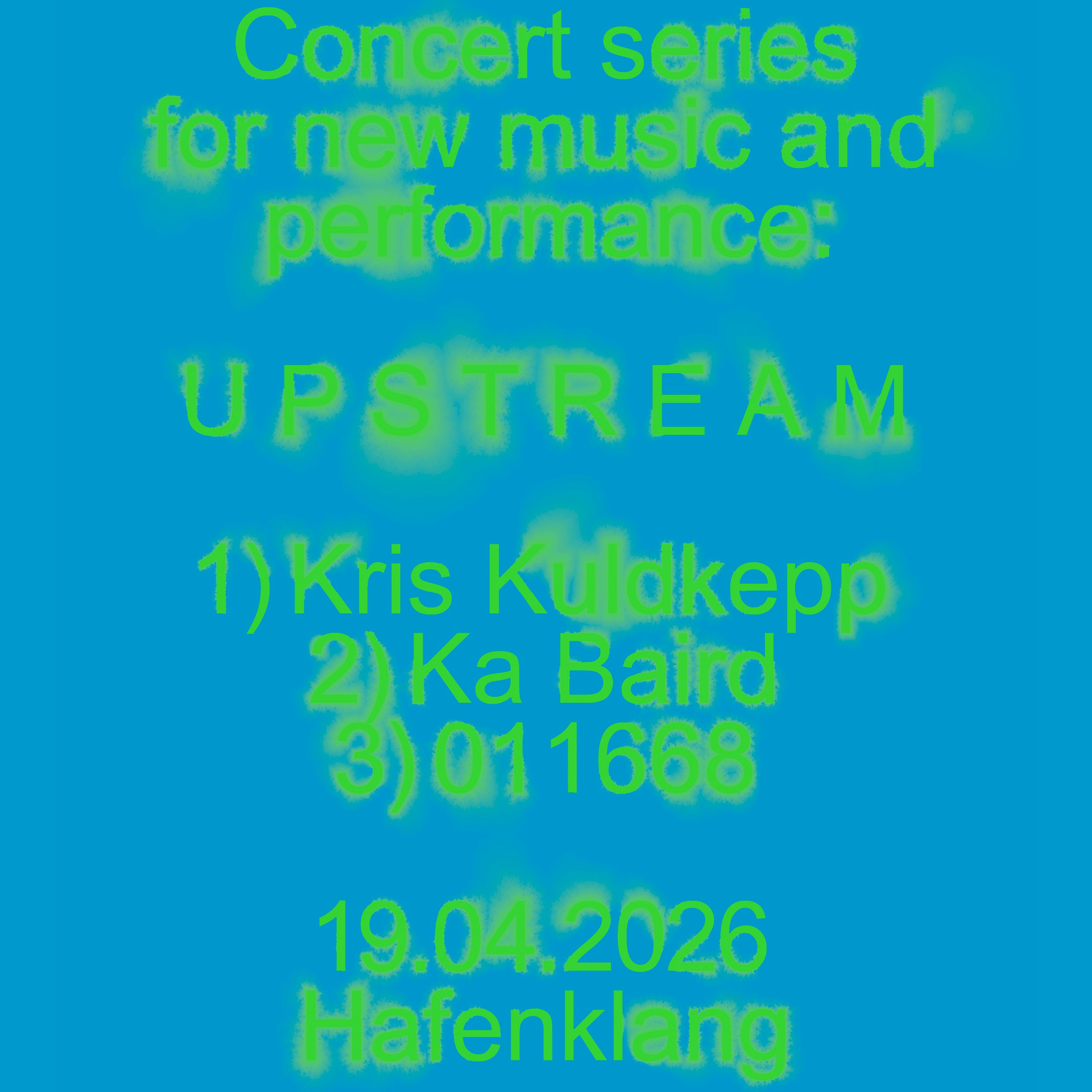 Upstream Concert Series: ‘WHIRL’ - Techno Party in Hamburg