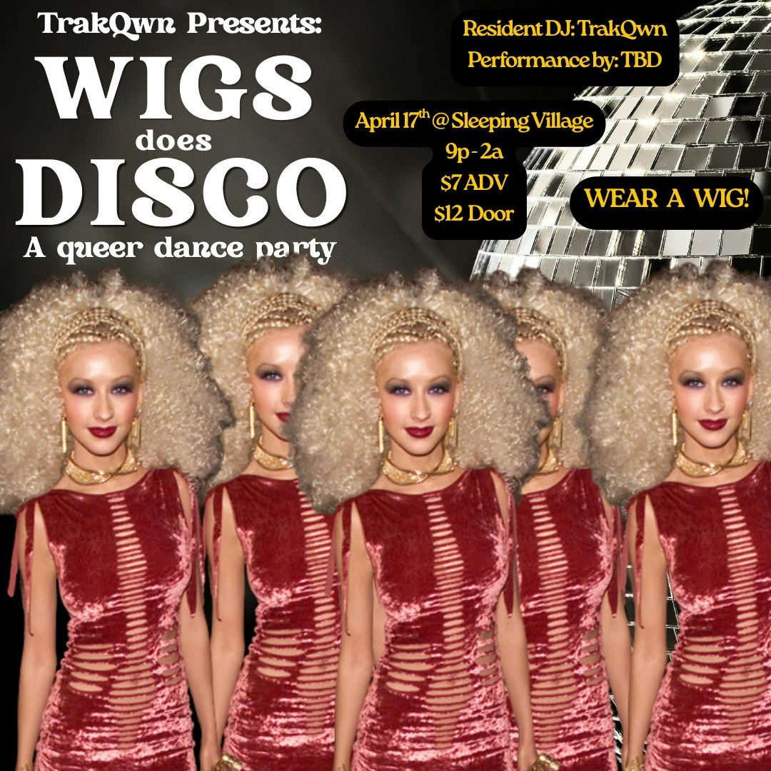 Photo of Trak Qwn Presents WIGS: Red and Wild - A Queer Dance Party