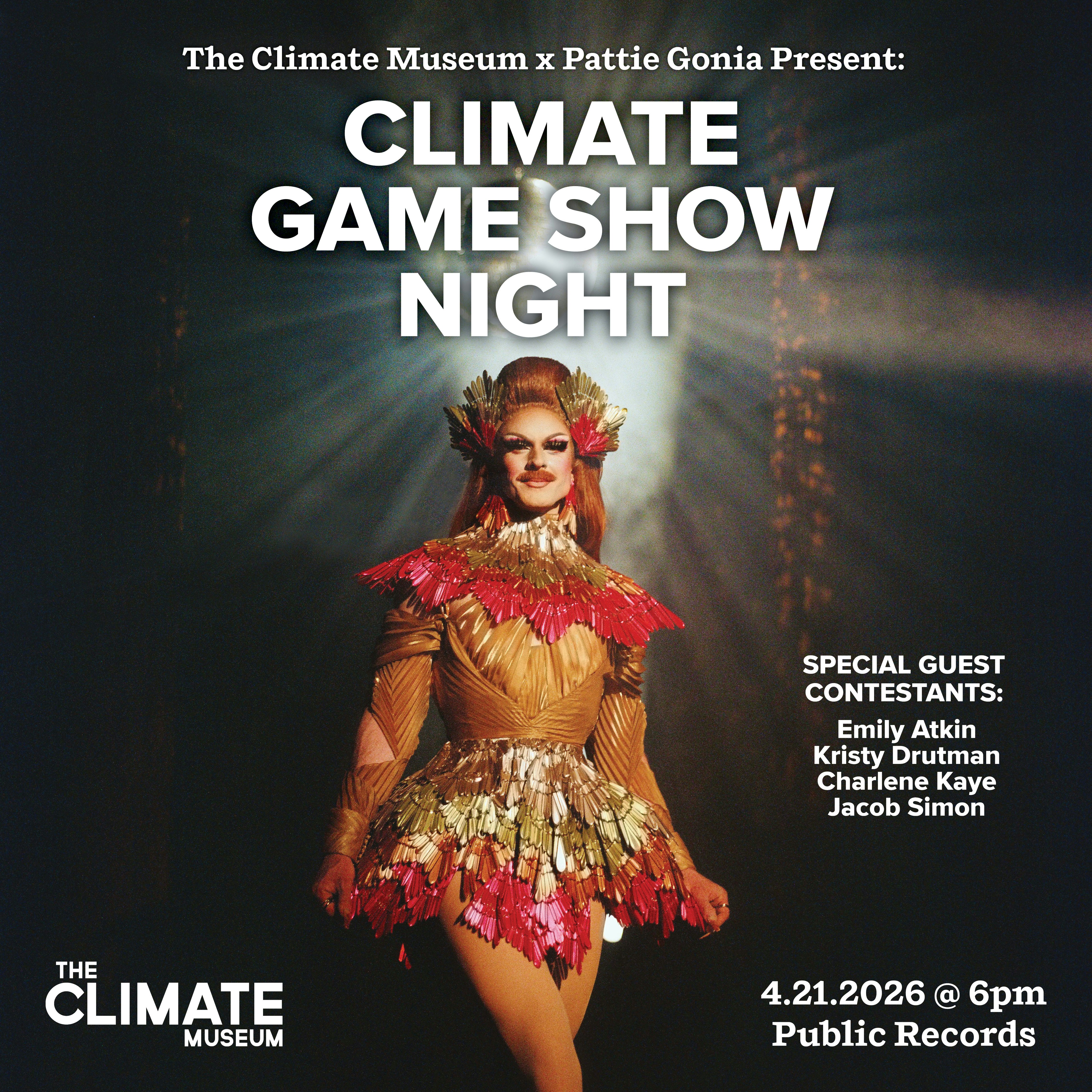 Photo of The Climate Museum x Pattie Gonia presents: Climate Game Show Night