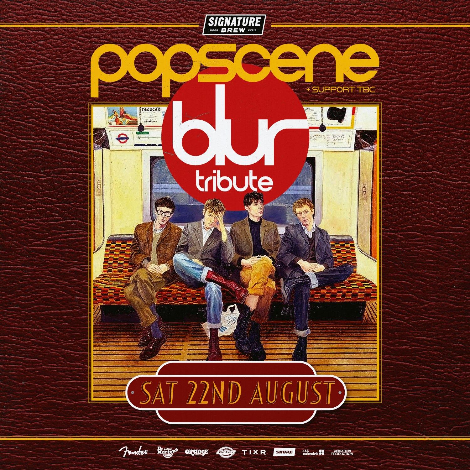 Popscene - The Ultimate Blur Tribute | London