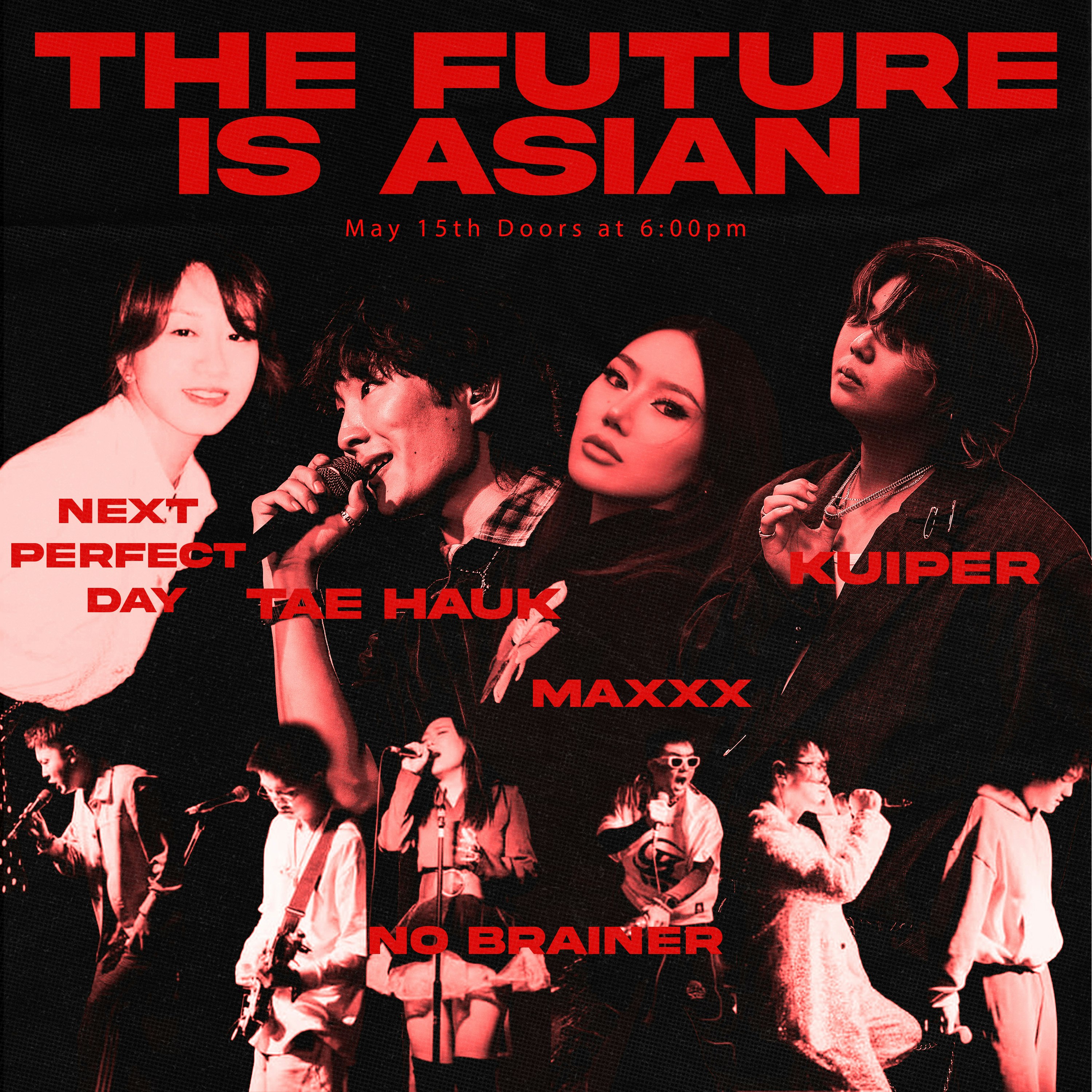 Event Image - Tae Hauk, Kuiper, NO BRAINER, NEXT PERFECT DAY
