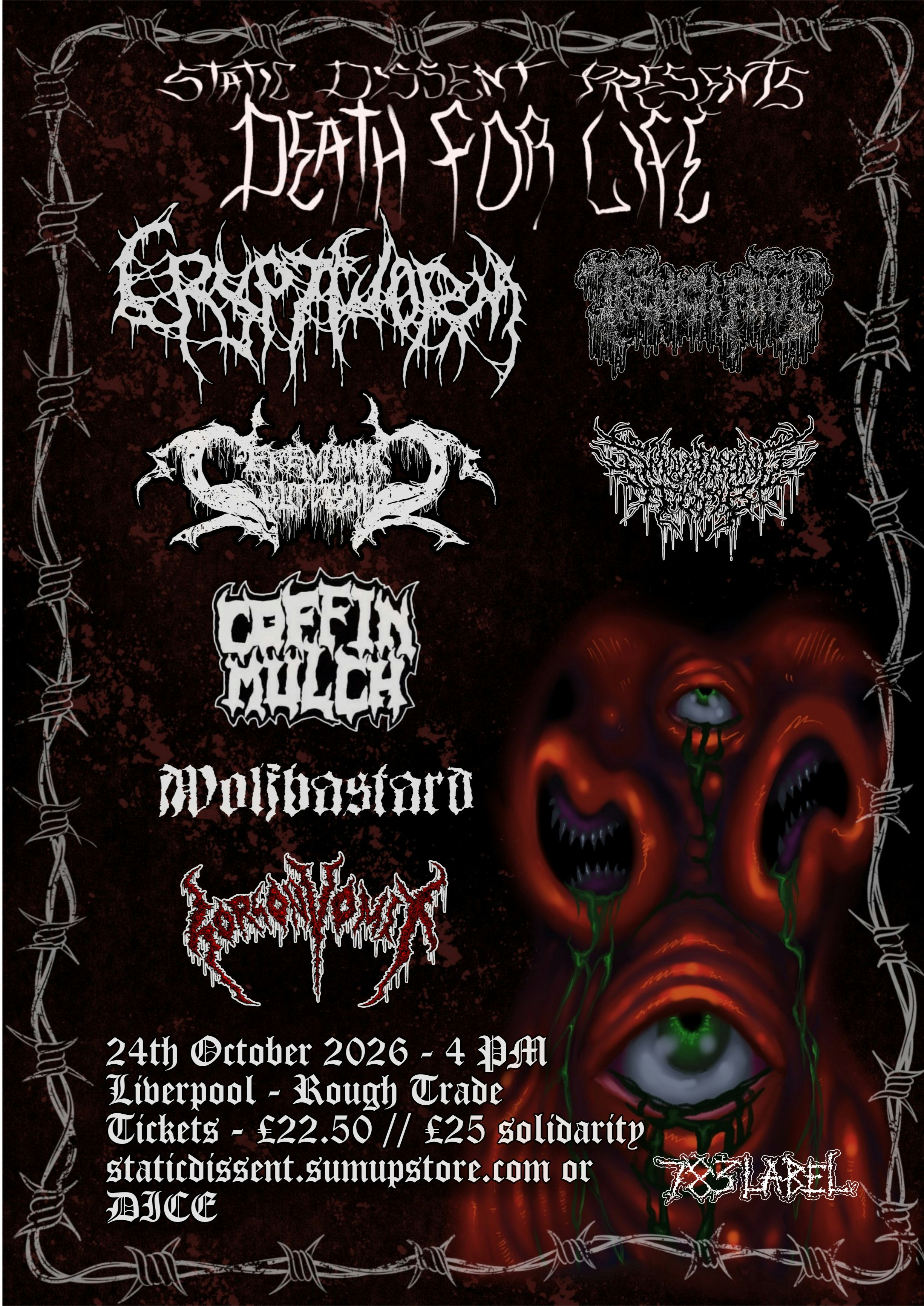Death for Life: Cryptworm at Rough Trade Liverpool, Liverpool