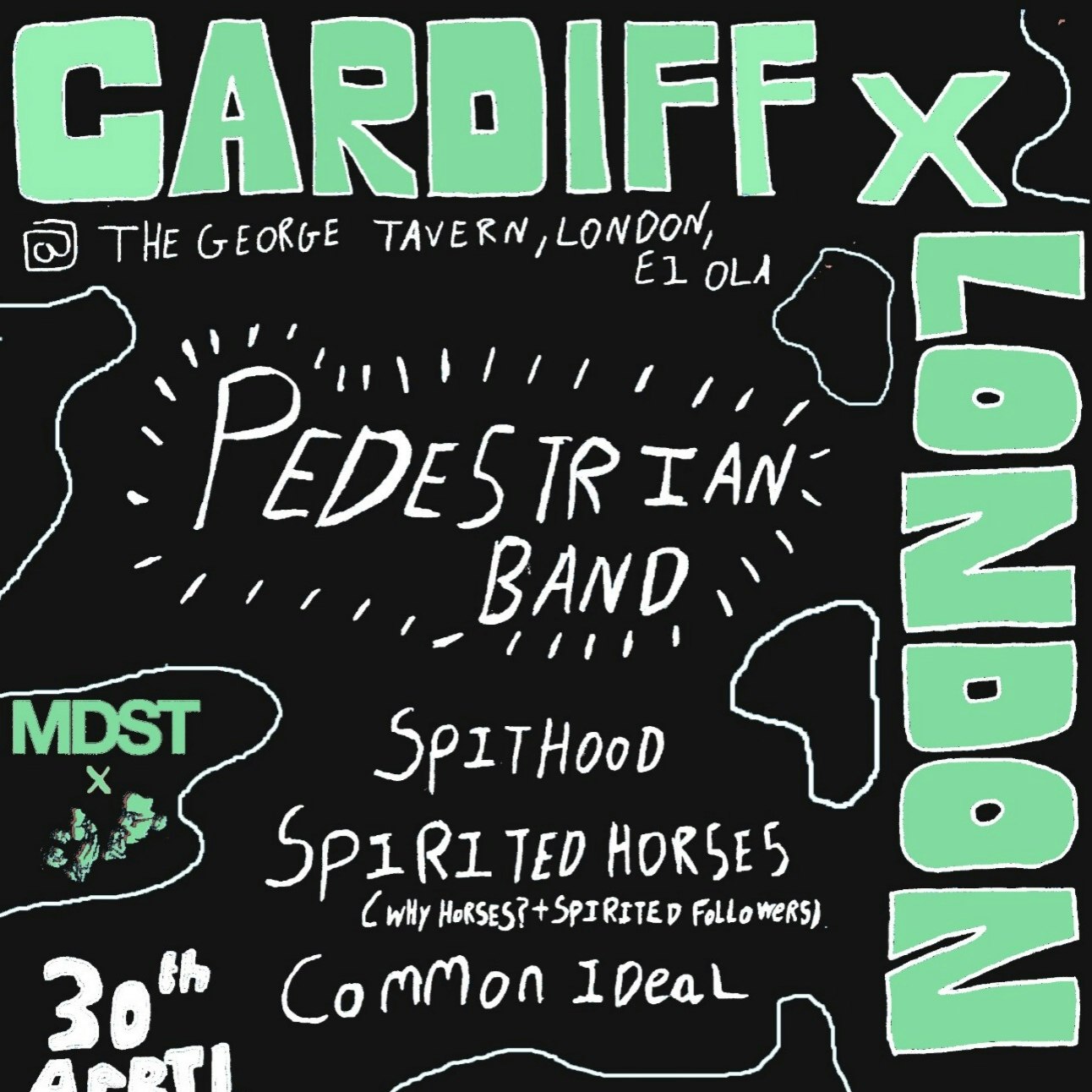 Cardiff X London: Pedestrian Band, Spirited Horses