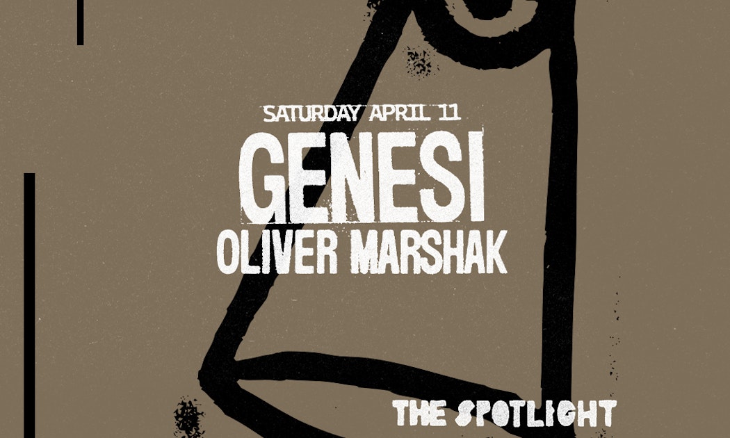 Genesi w/ Oliver Marshak