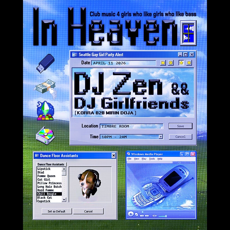 Photo of IN HEAVEN // DJ Zen & DJ Girlfriends // Bass-Forward Club for Gay Girls