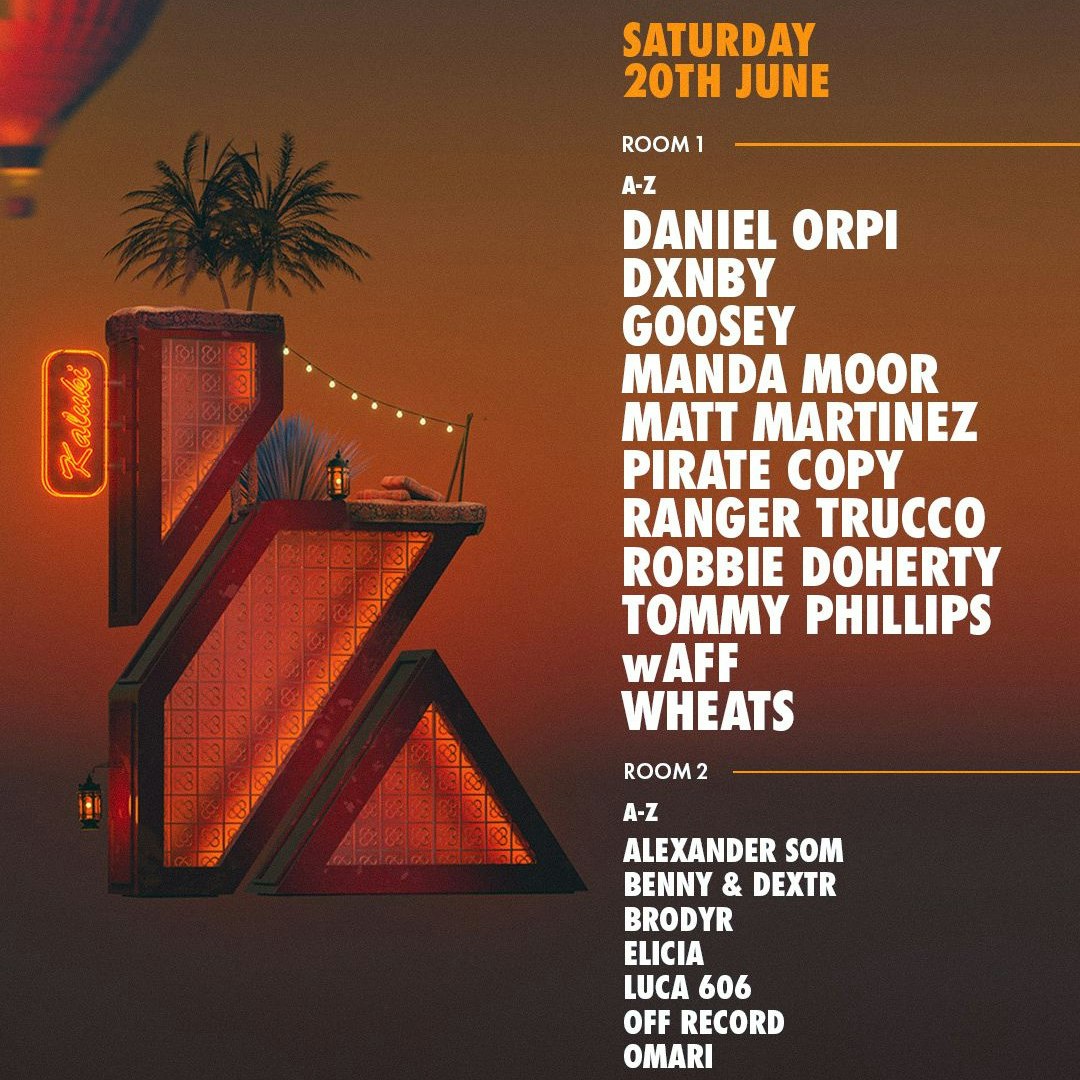 KALUKI OFF BCN presents: Manda Moor, wAFF, Wheats, Robbie Doherty, Pirate Copy... And many more