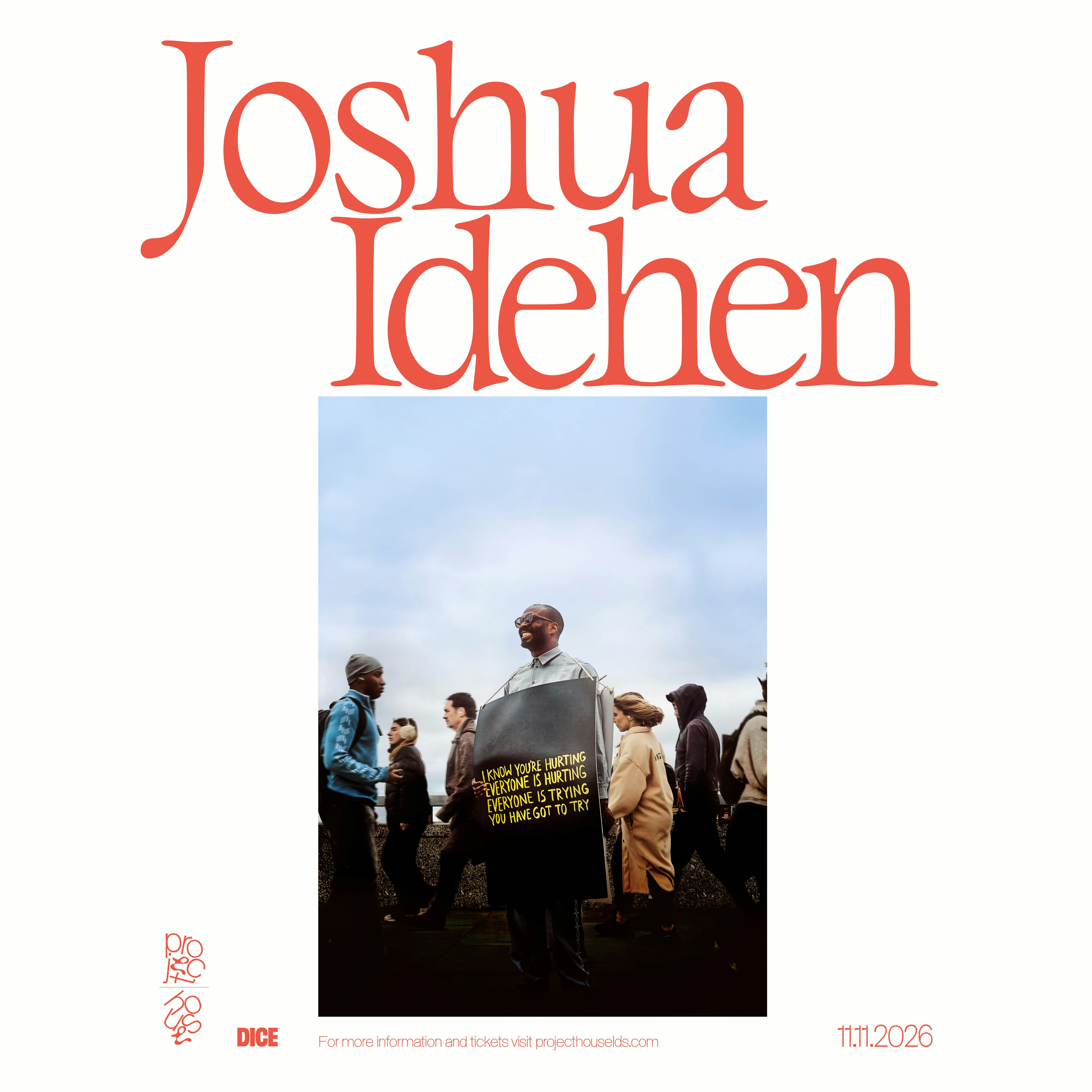 Joshua Idehen at PROJECT HOUSE, Leeds