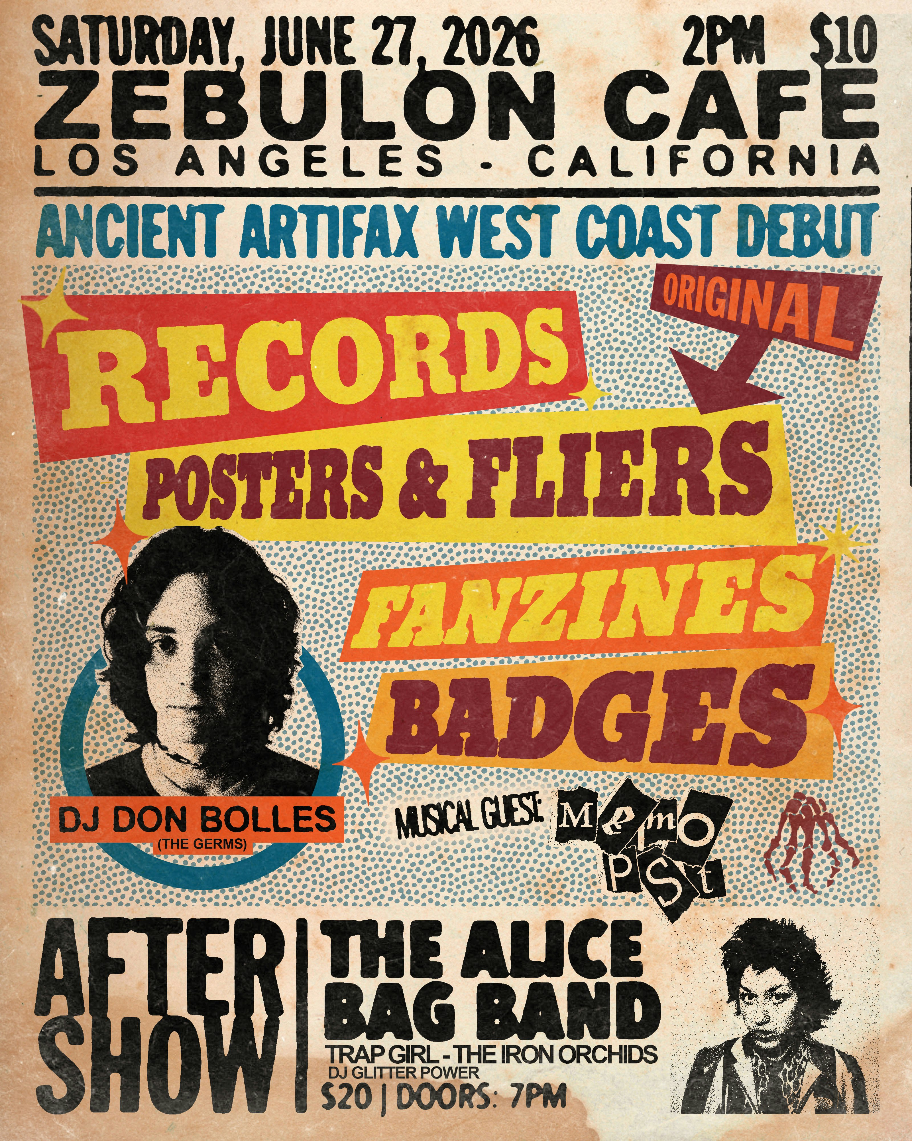 Ancient Artifax Pop Up + Memo PST Tickets | From $15.45 | 27 Jun