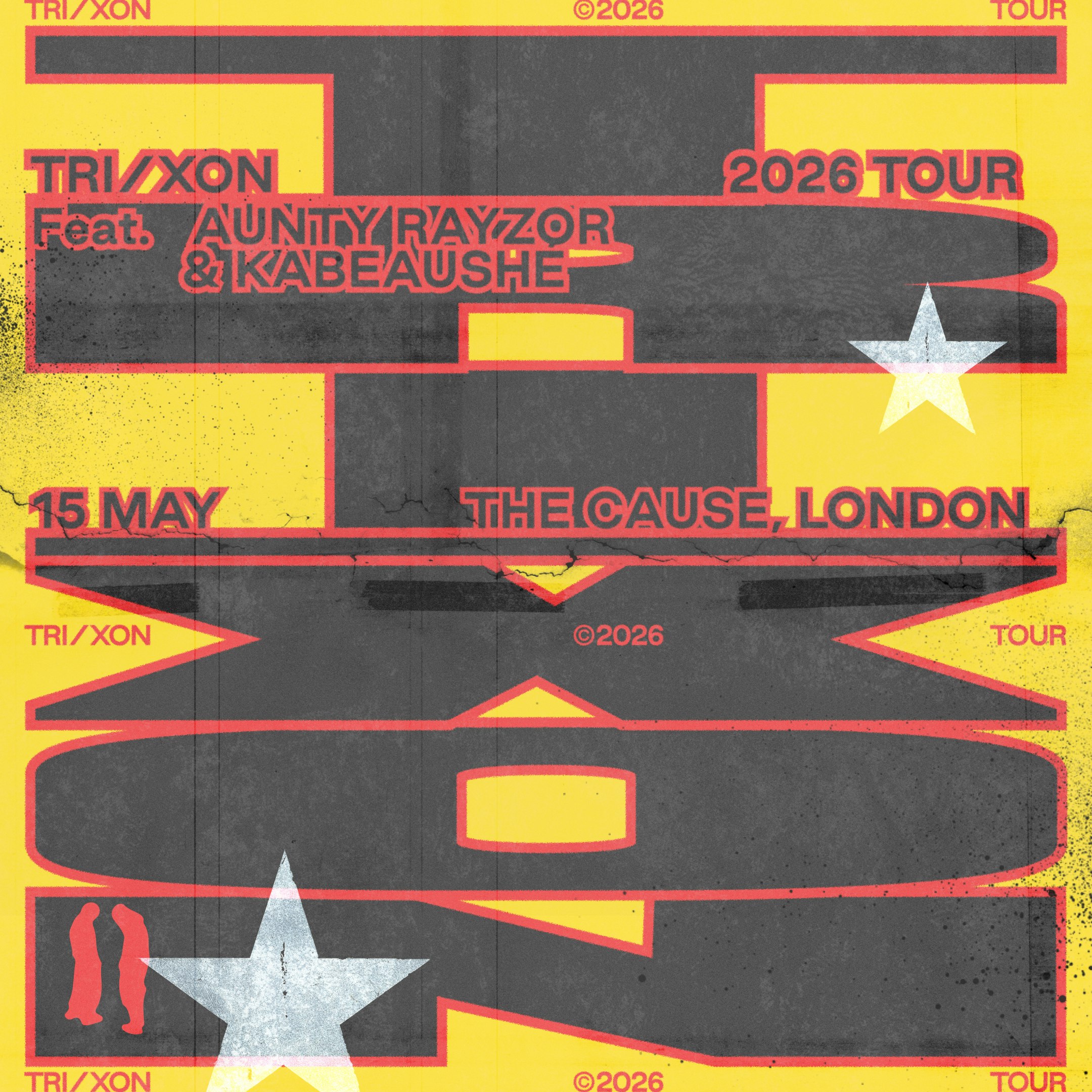 Tri/xon feat Aunty Rayzor + Kabeaushé (engineered by Dixon + Trikk)