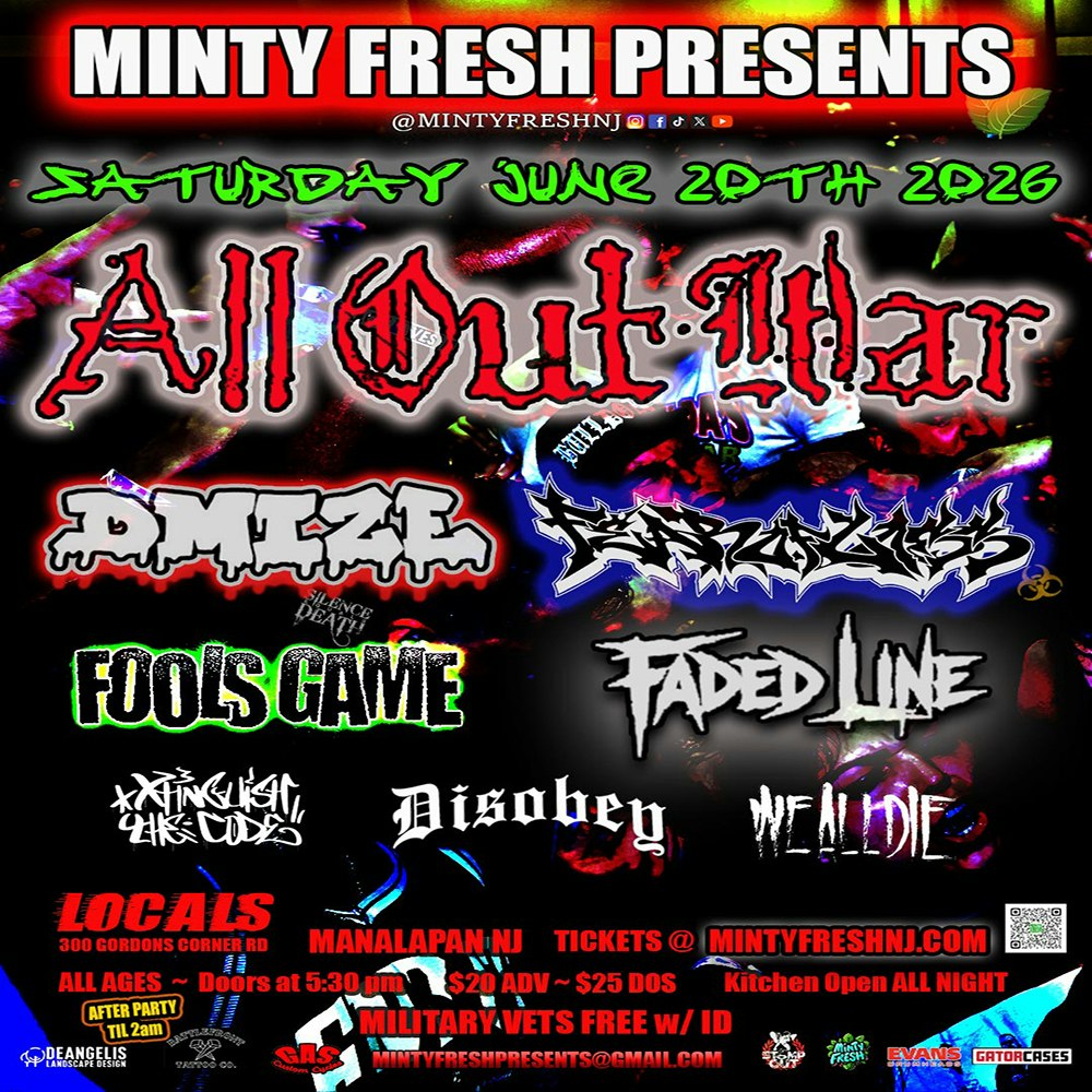 Photo of ALL OUT WAR, Dmize, Fear of Loss, Fools Game +more