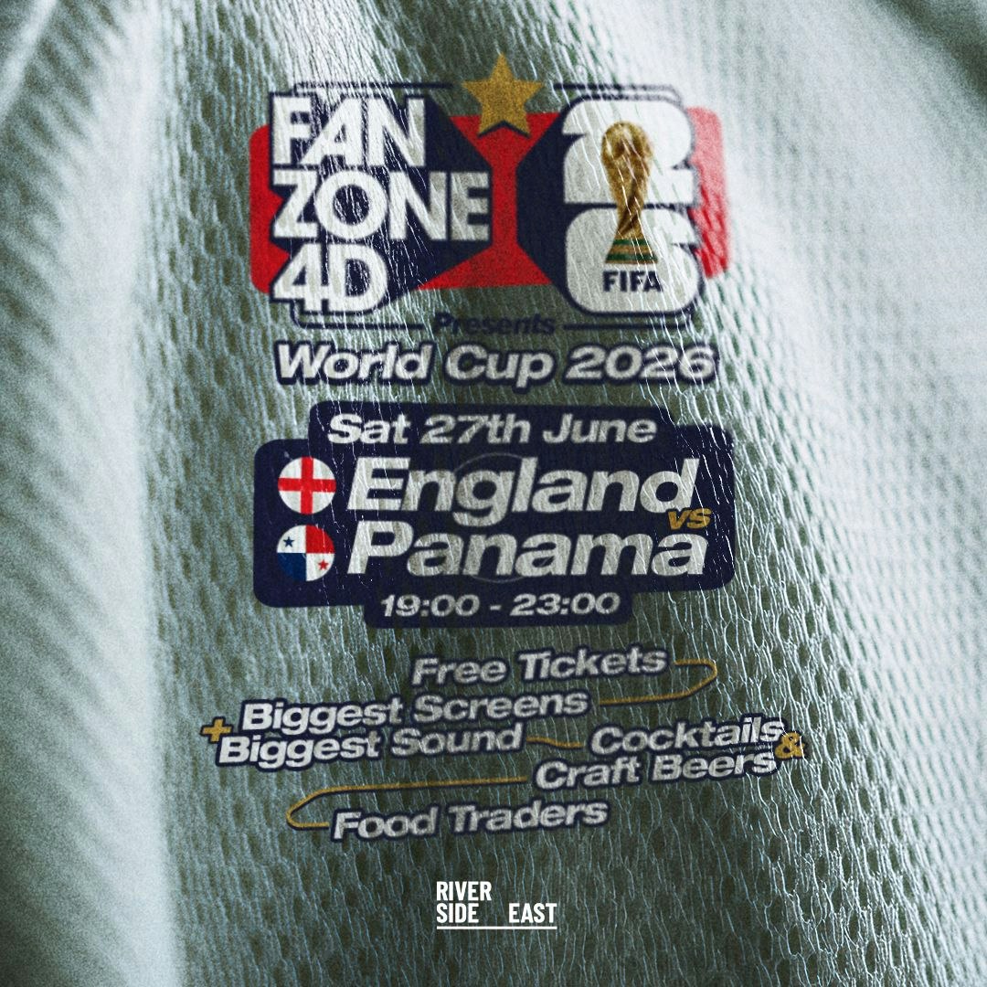 FANZONE 4D x Riverside East: England v Panama 