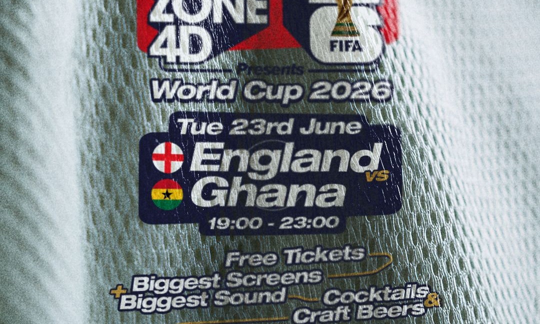 FANZONE 4D x The Steel Yard: England v Ghana