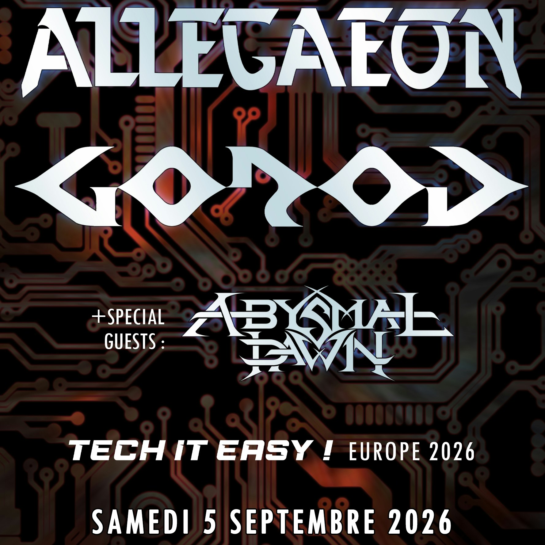 Allegaeon + Gorod + Abysmal Dawn