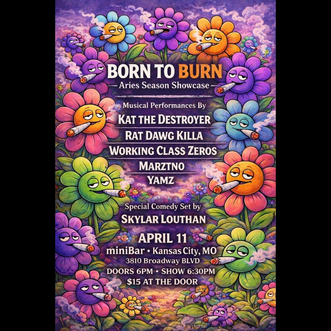 Photo of Born To Burn - Kat the Destroyer, Rat Dawg Killa, Working Class Zeros, Marztno