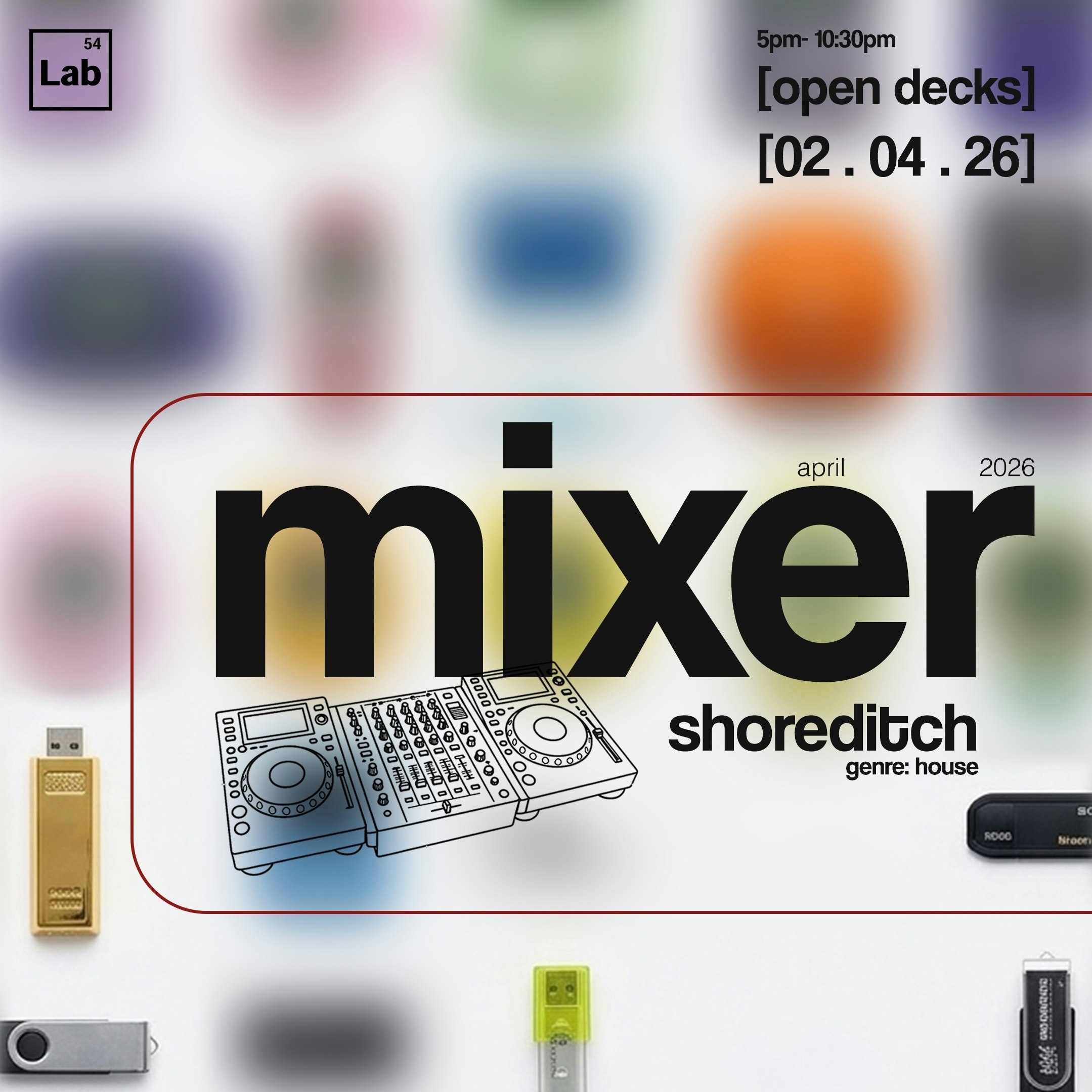 Lab54 Open Decks Mixer