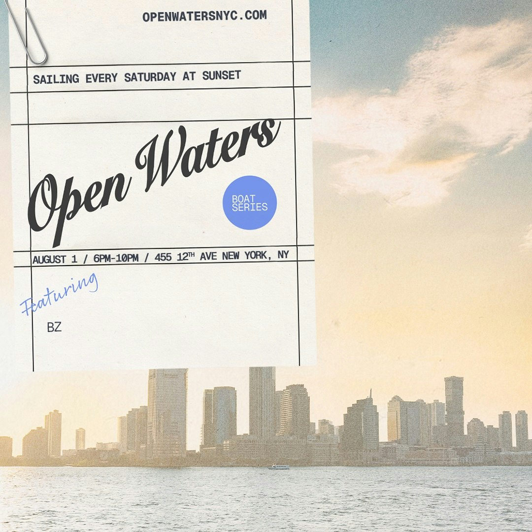 Open Waters Sunset Boat Series – 08.01 - Pier 78 at Hudson River Park