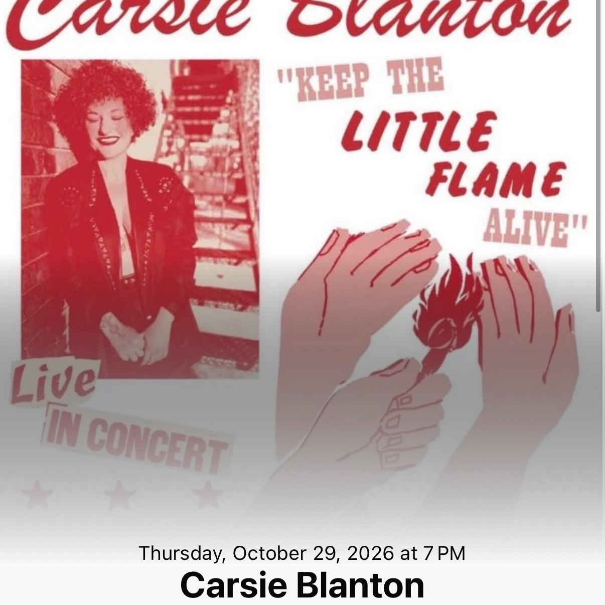 Carsie Blanton, The Burning Hell NEW TICKET LINK IN DESCRIPTION!