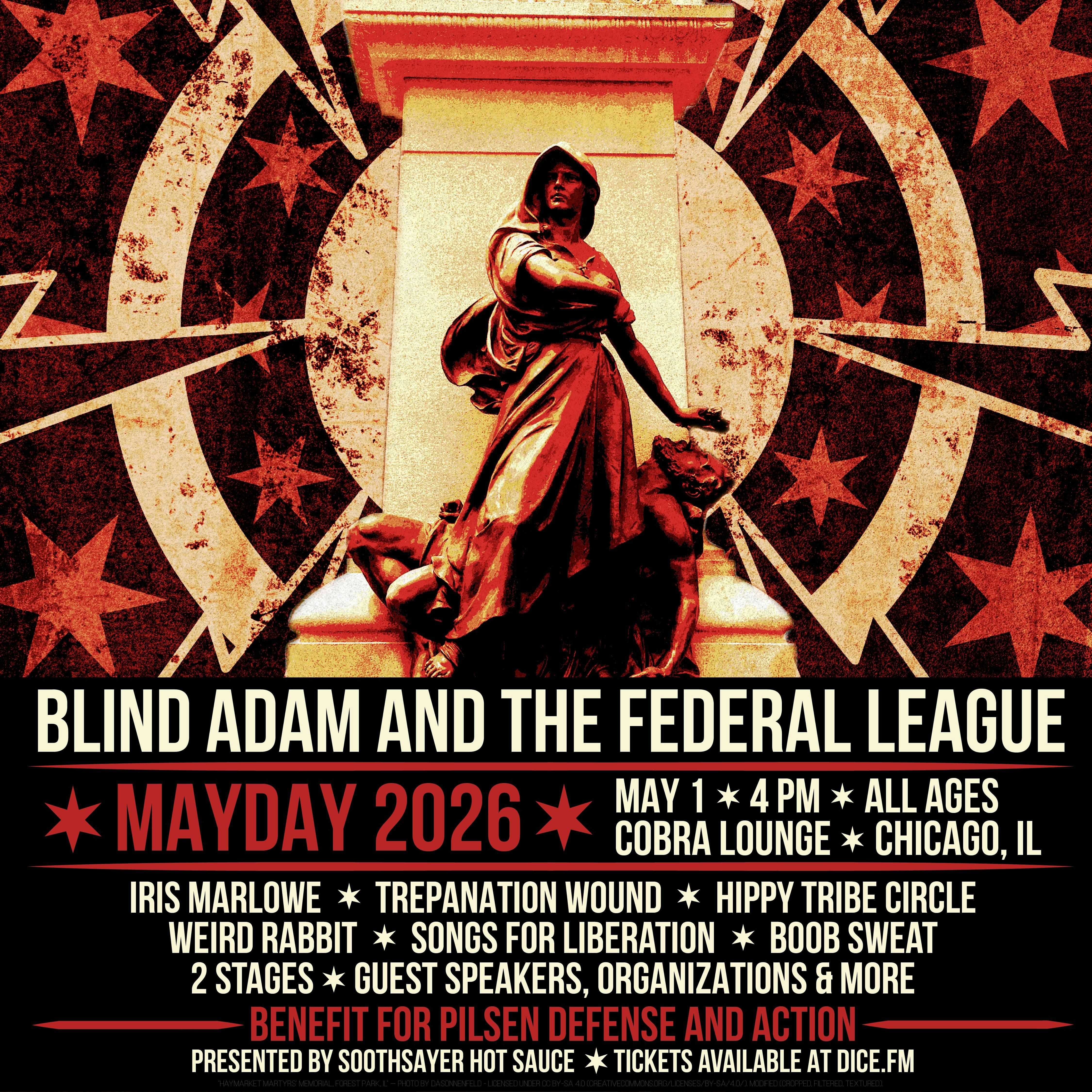 Mayday 2026: Blind Adam and The Federal League