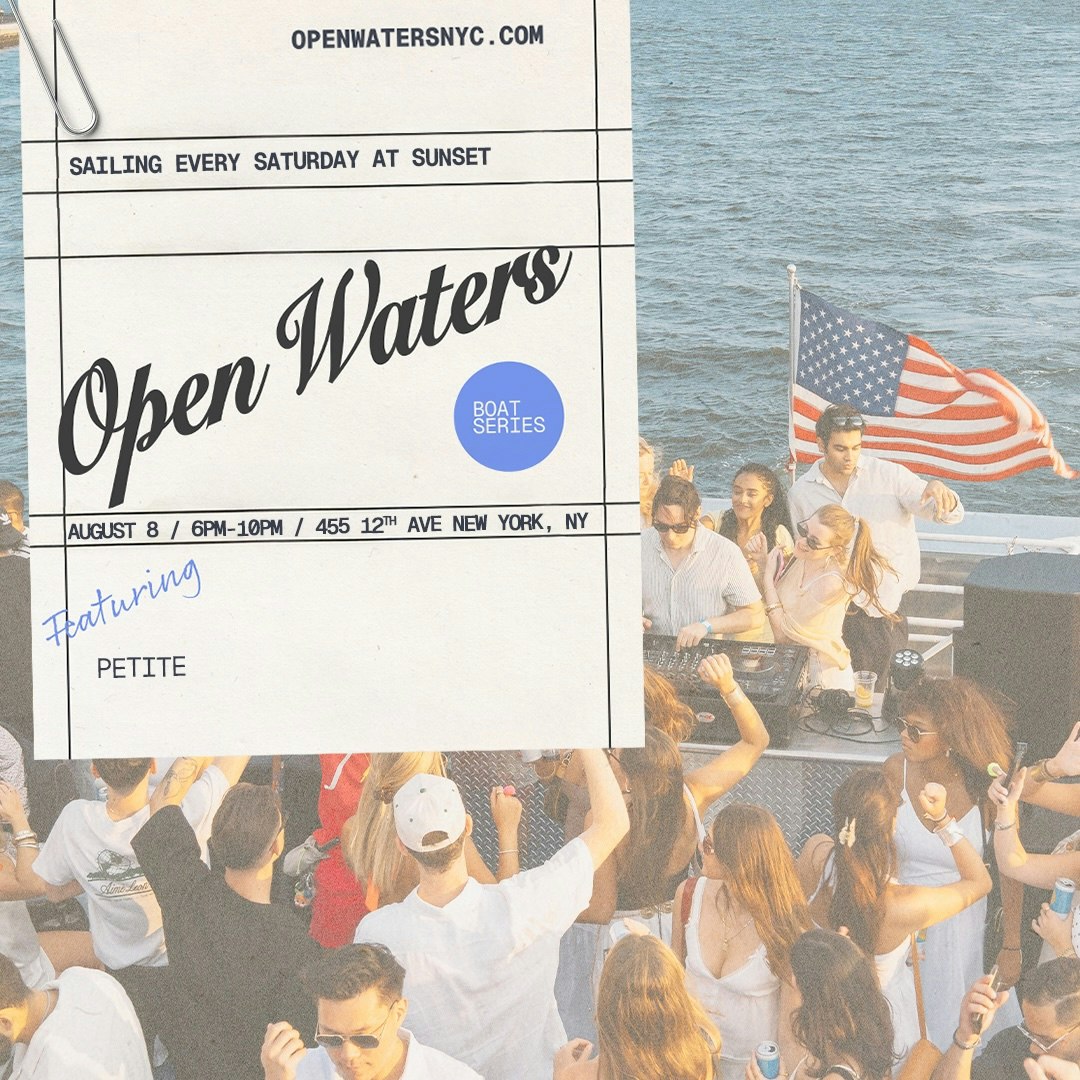 Open Waters Sunset Boat Series – 08.08 - Pier 78 at Hudson River Park
