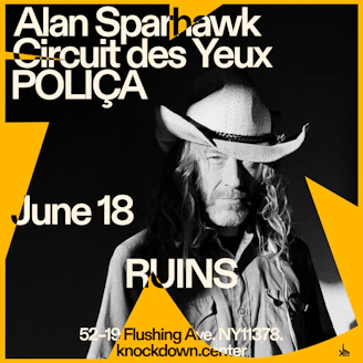 Alan Sparhawk (from Low), Circuit Des Yeux, Polica