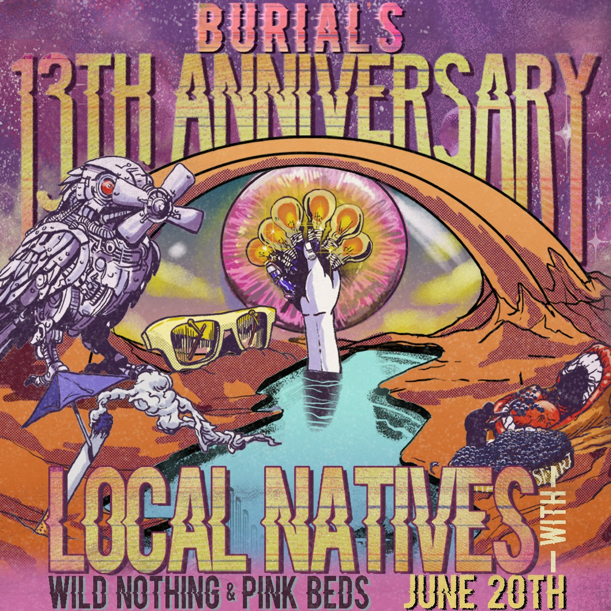 Burial's 13th Anniversary: Local Natives w/ Wild Nothing & Pink