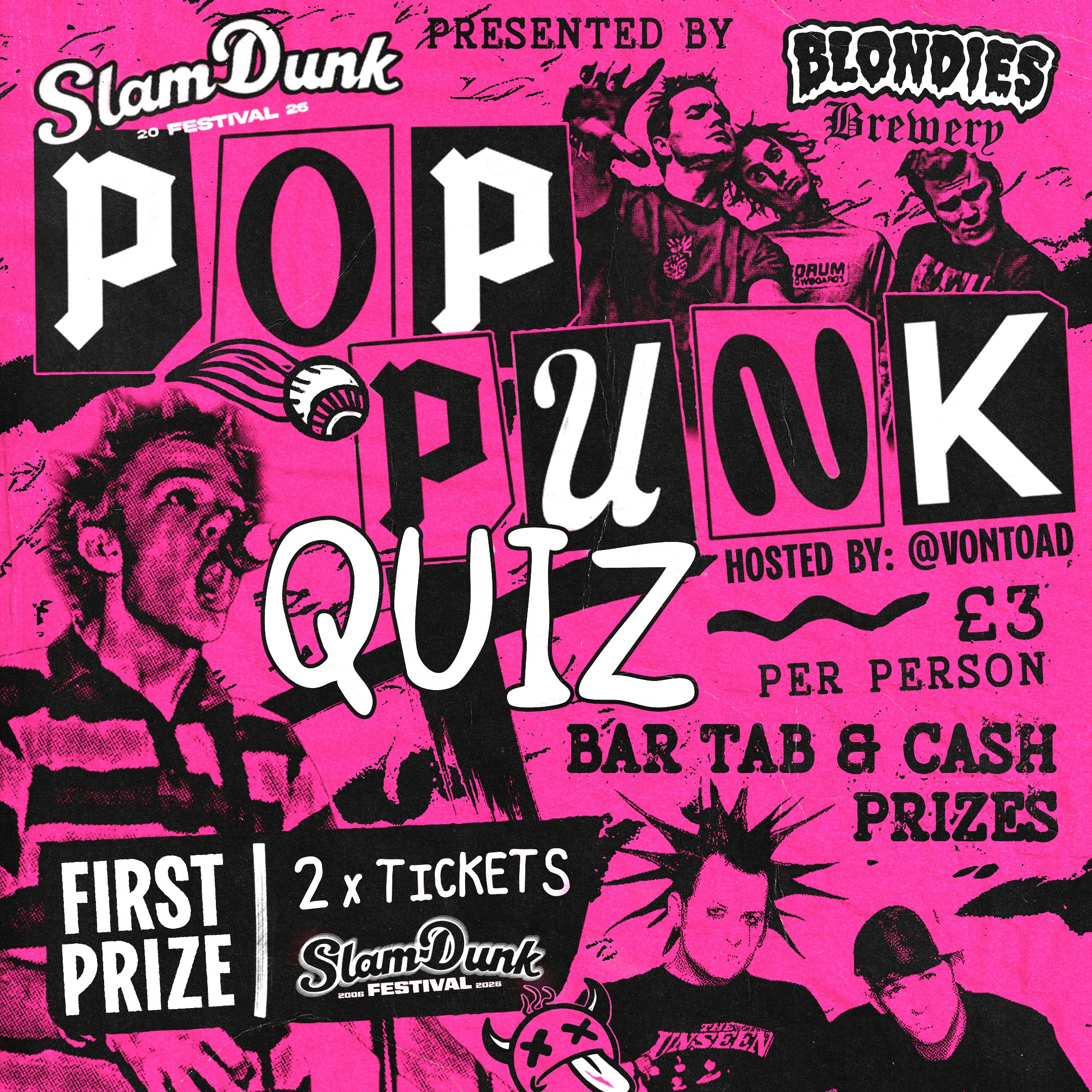 Pop Punk Quiz -> Slam Dunk Ticket Giveaway