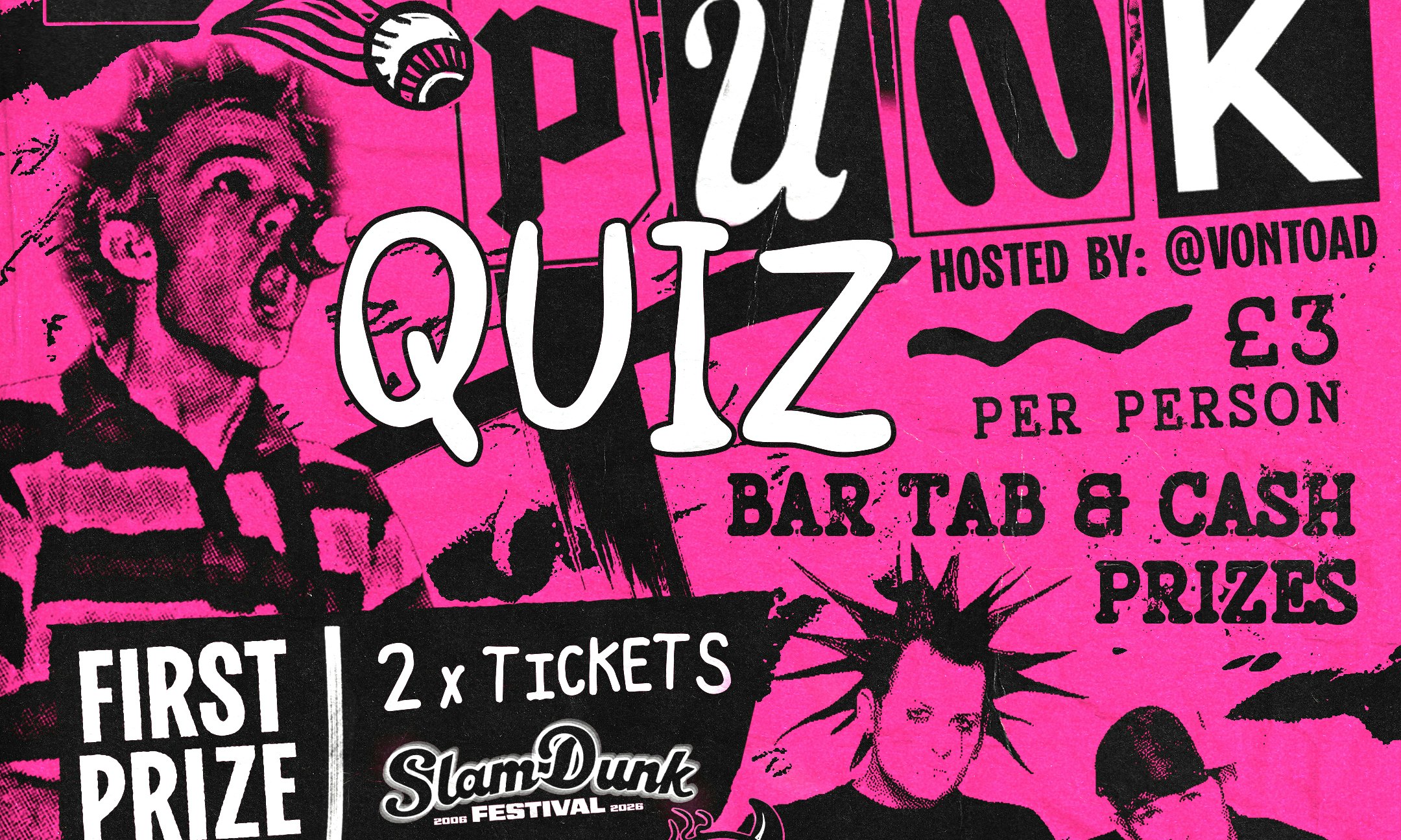 Pop Punk Quiz -> Slam Dunk Ticket Giveaway