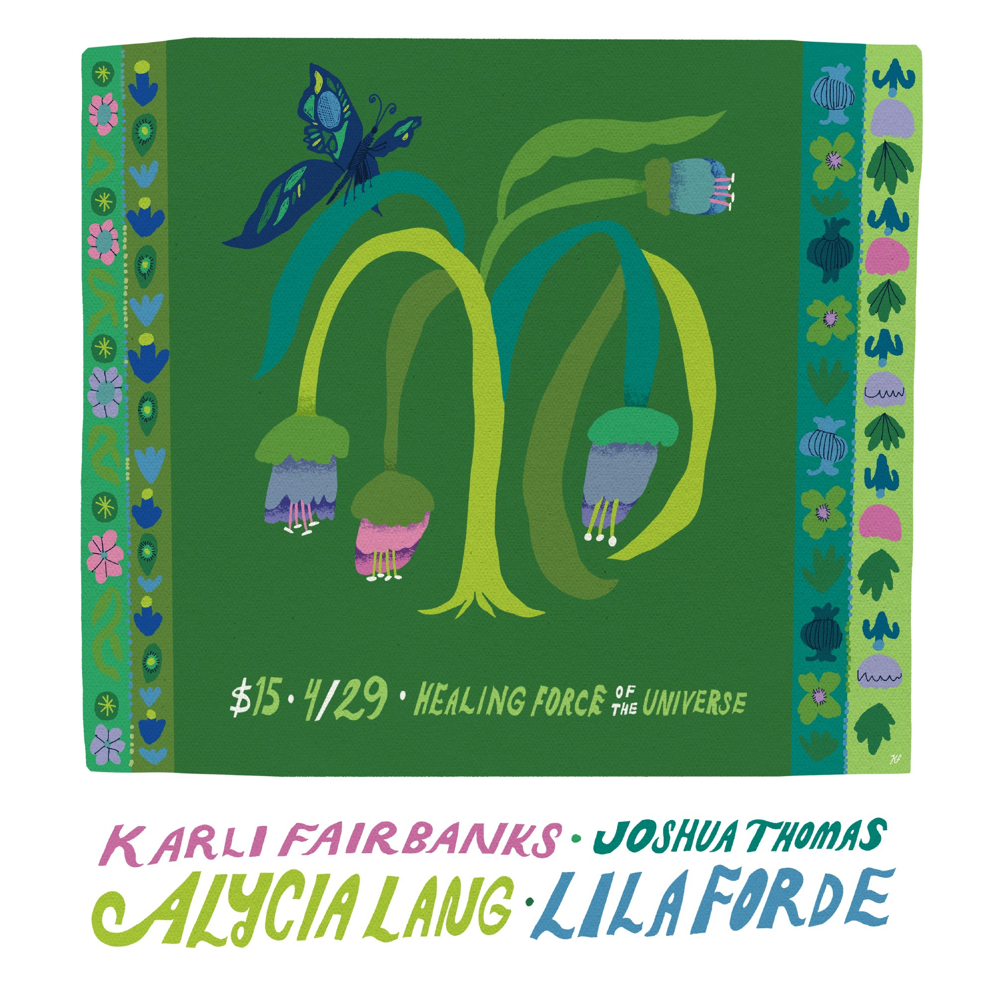 Photo of Forde, Lang, Fairbanks, Thomas share songs