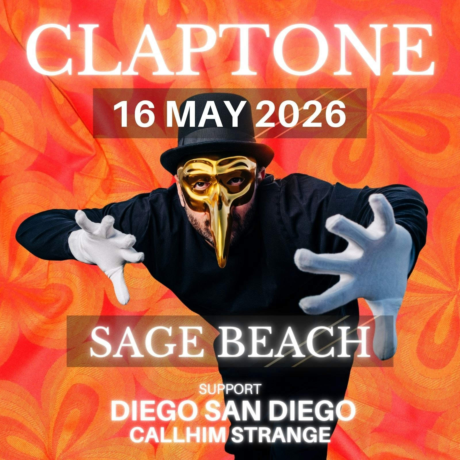 Claptone Sage Beach Open Air 2026 - Techno Party in Berlin