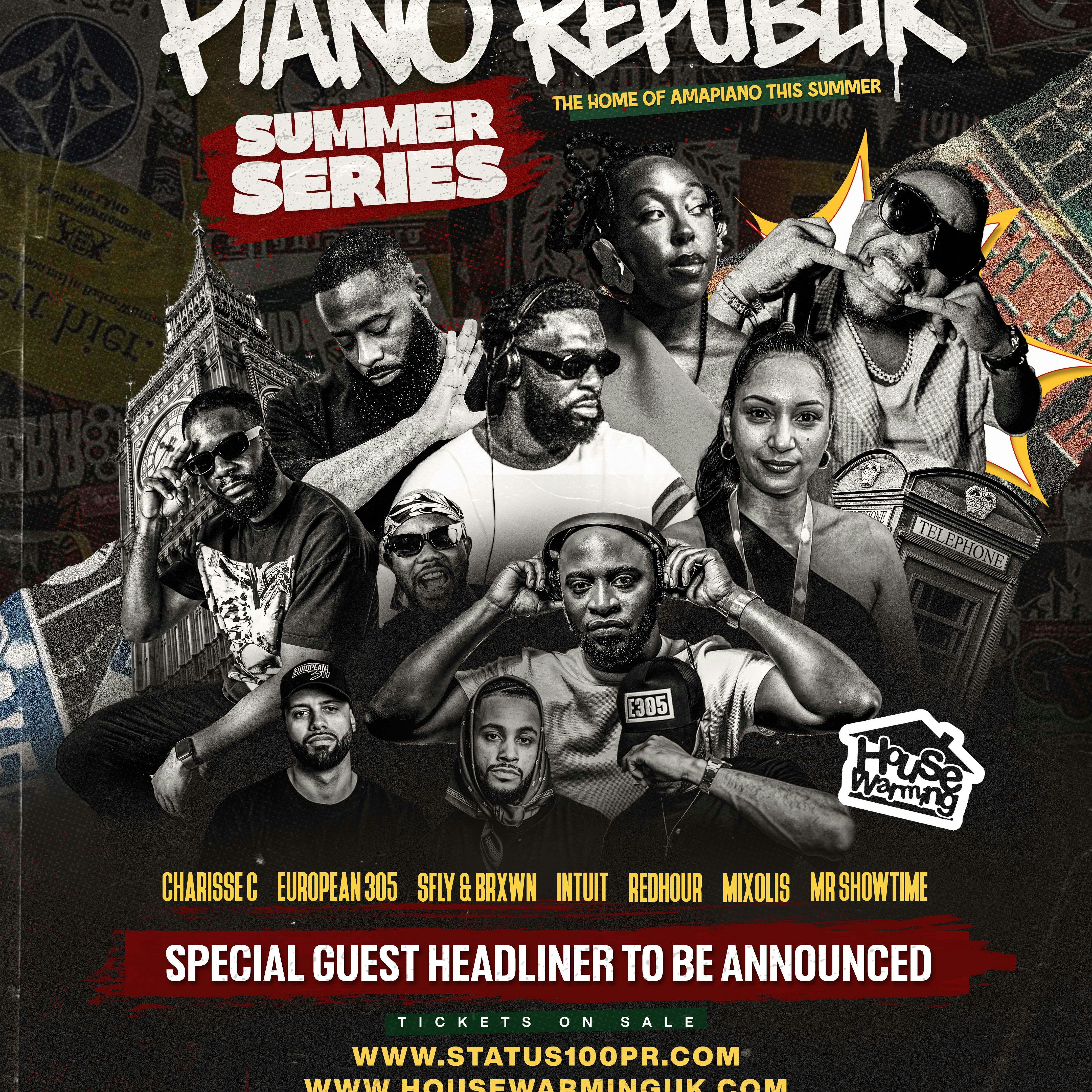 Piano Republik Summer Series - HEADLINER TO BE ANNOUNCED
