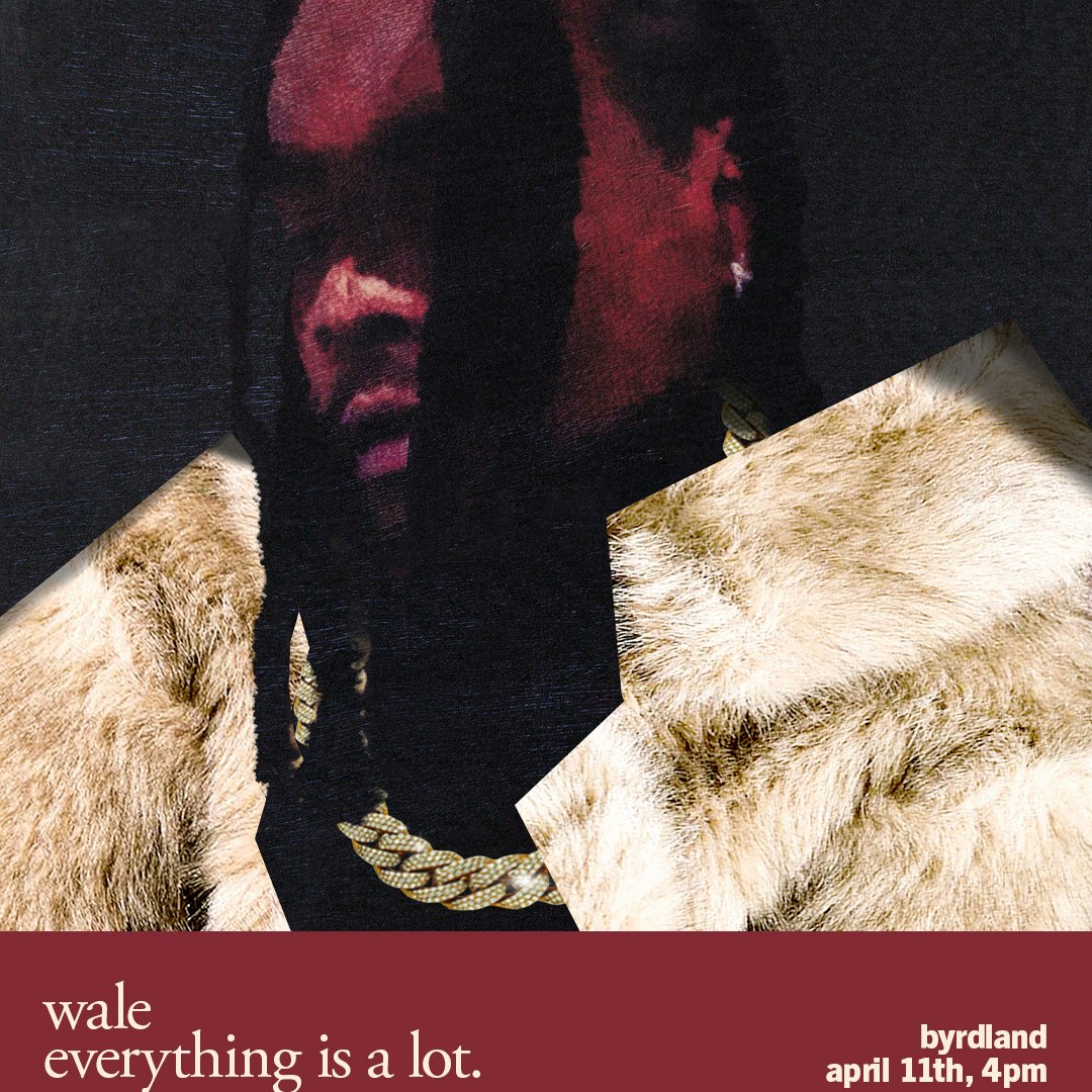 Photo of Wale 'everything is a lot.' Vinyl Signing