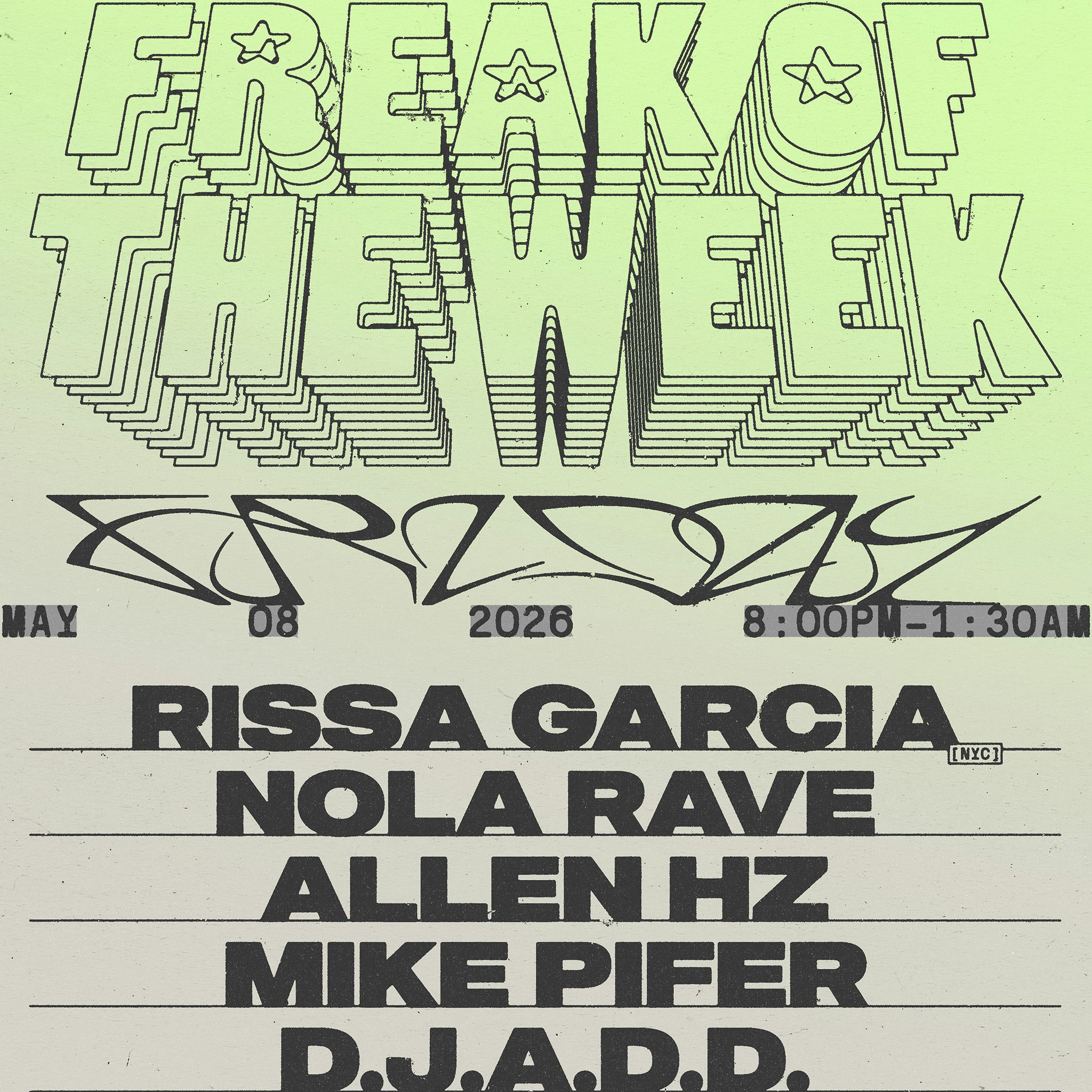 Photo of Rissa Garcia (NYC), Nola Rave, Allen Hz, Mike Pifer, D.J.A.D.D.