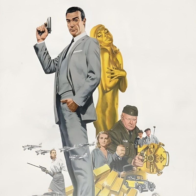 Photo of Goldfinger (1964) w/ pre-movie music by Leslie Vincent
