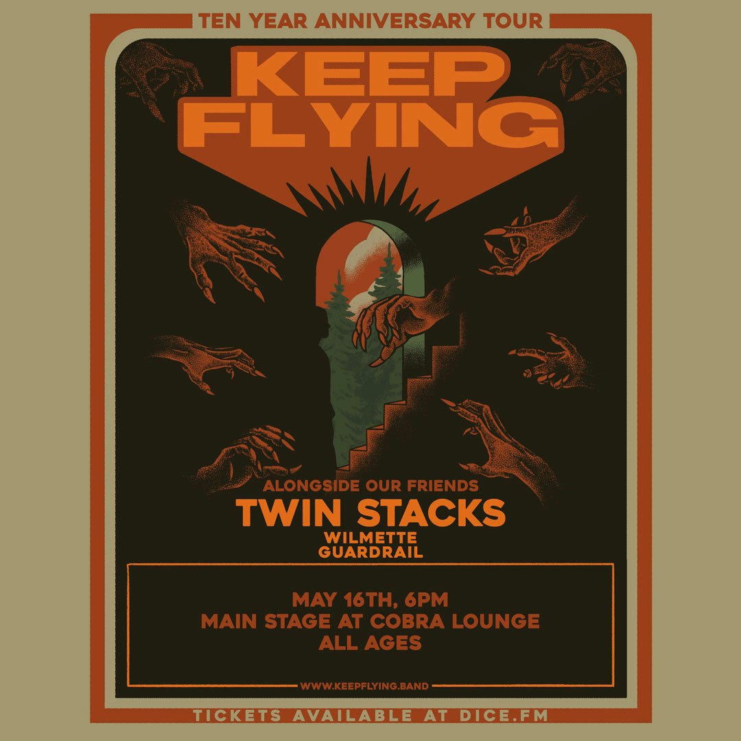Keep Flying / Twin Stacks / Wilmette / Guardrail