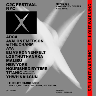Arca, Avalon Emerson (& The Charm), Aya, Elias Rønnenfelt, Los Thuthanaka, Malibu, NEW YORK, Nourished By Time, Titanic, YHWH Nailgun