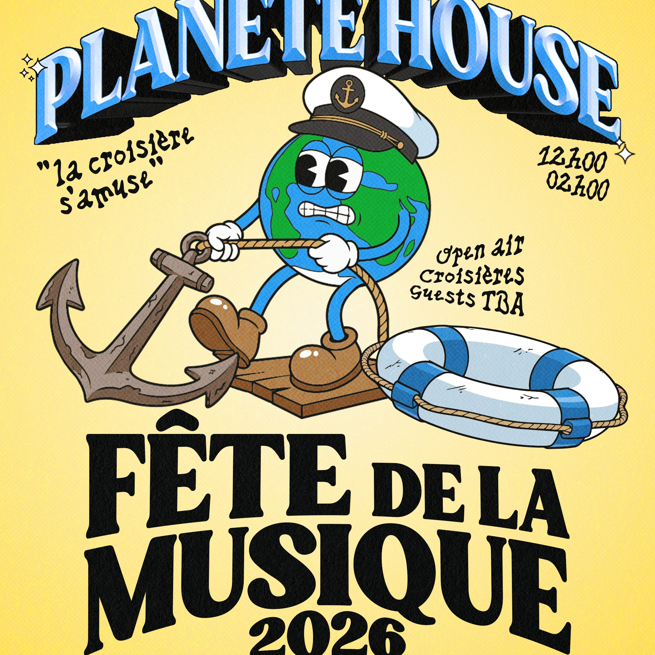 FÊTE DE LA MUSIQUE 2026 : Planète House (OPEN AIR)