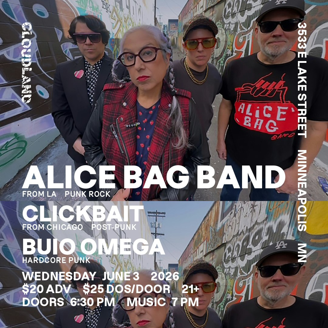 Alice Bag Band, Clickbait, Buio Omega Tickets | $22.31 | Jun 3 ...